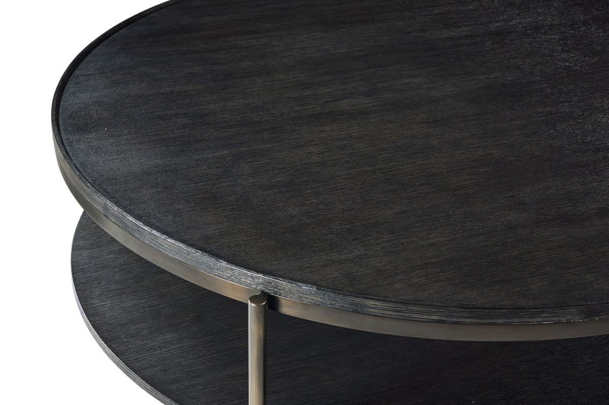 Repose Round Coffee Table – Cocktail Tables by Theodore Alexander | Sutter & Vale