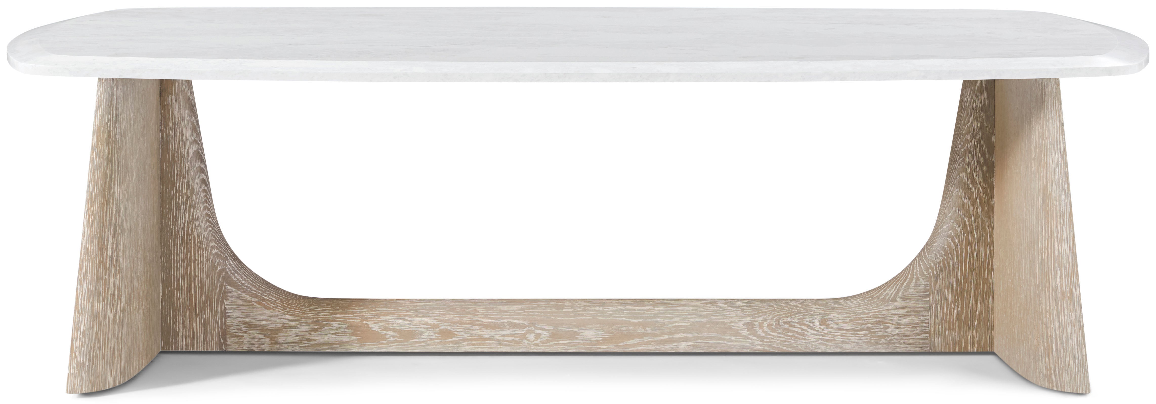 Repose Wooden Coffee Table Quartz Top | Theodore Alexander | Sutter & Vale
