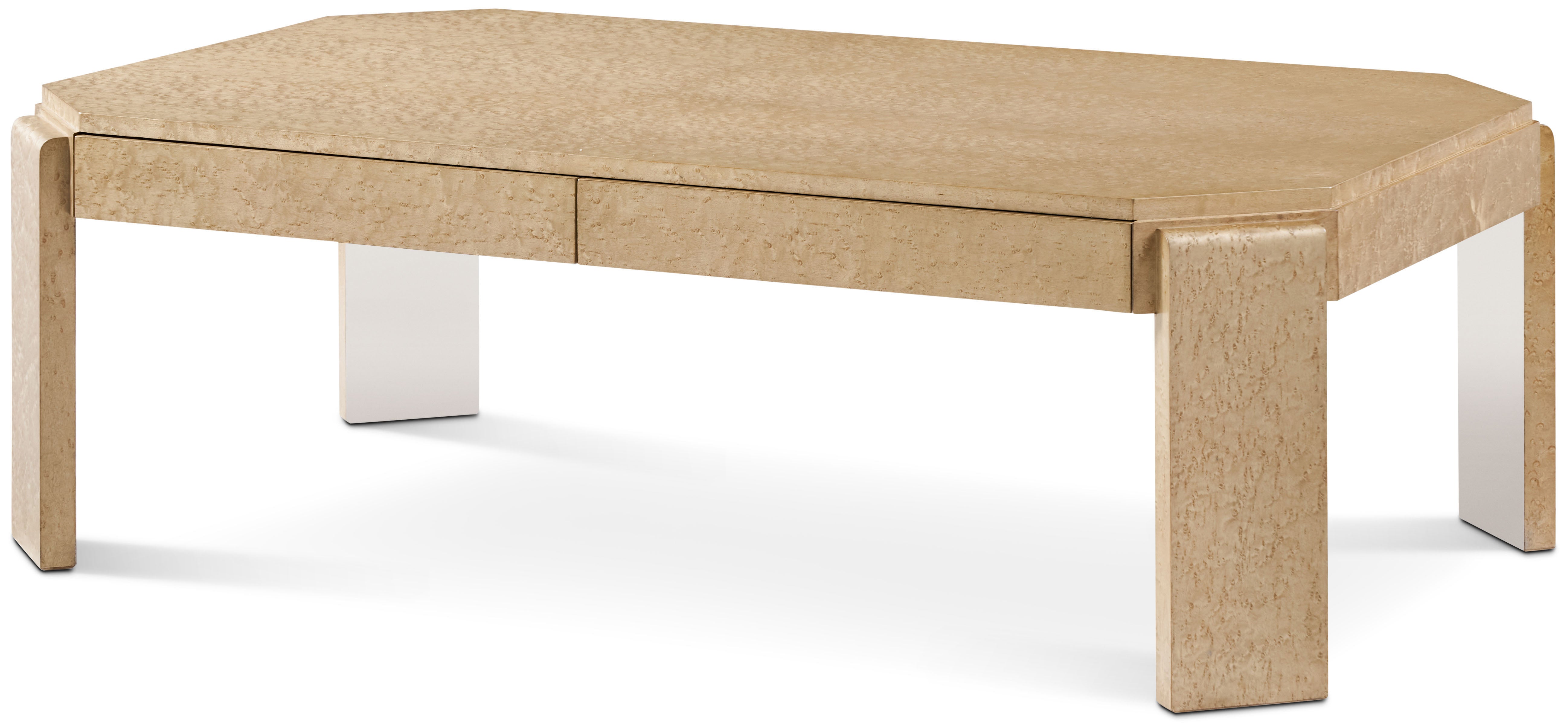 Origins Rectangle Cocktail in VCF1852_Sesame_MCF577.A_Starlight / Maple Veneer, Brass - Theodore Alexander