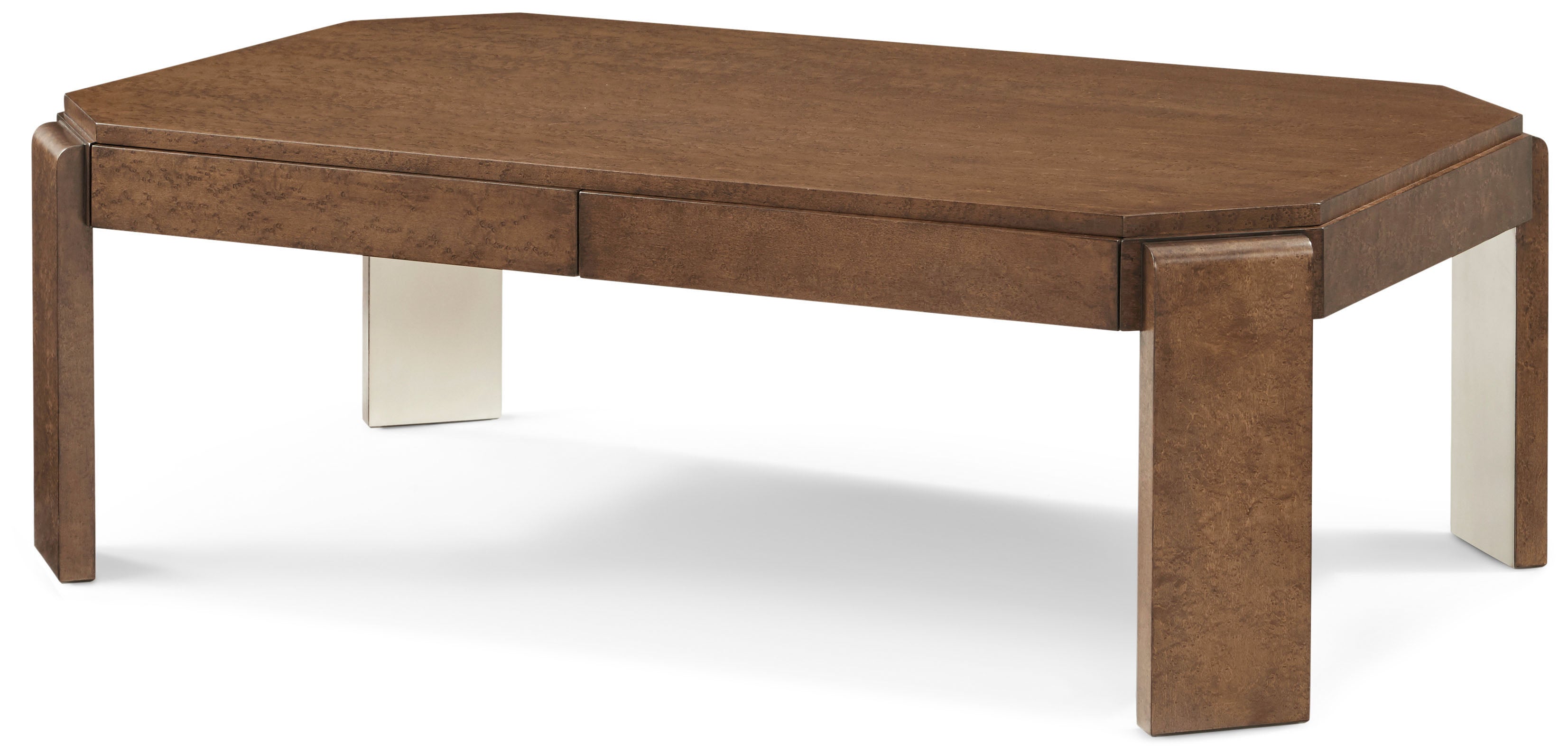 Origins Rectangle Cocktail in VCF1854_Landmark_MCF577.A_Starlight / Maple Veneer, Brass - Theodore Alexander