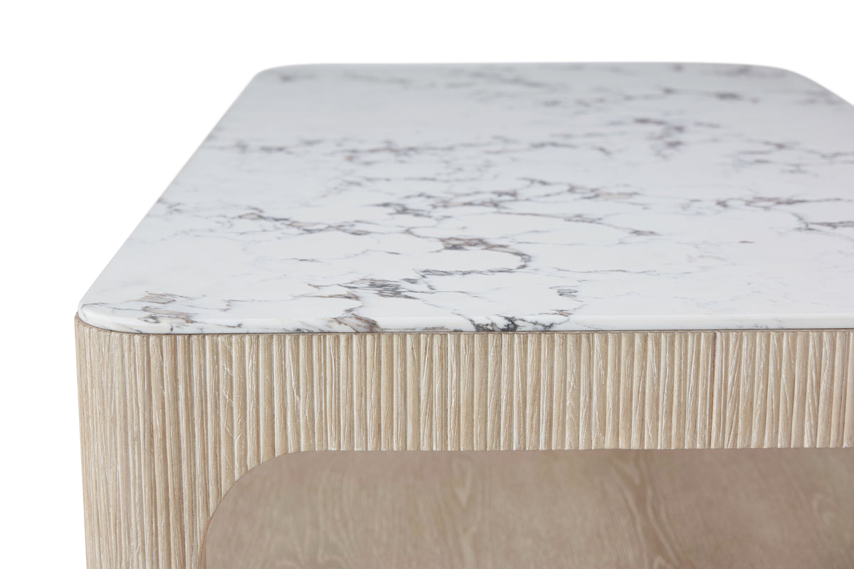 Horizon Rectangular Quartz Cocktail Table