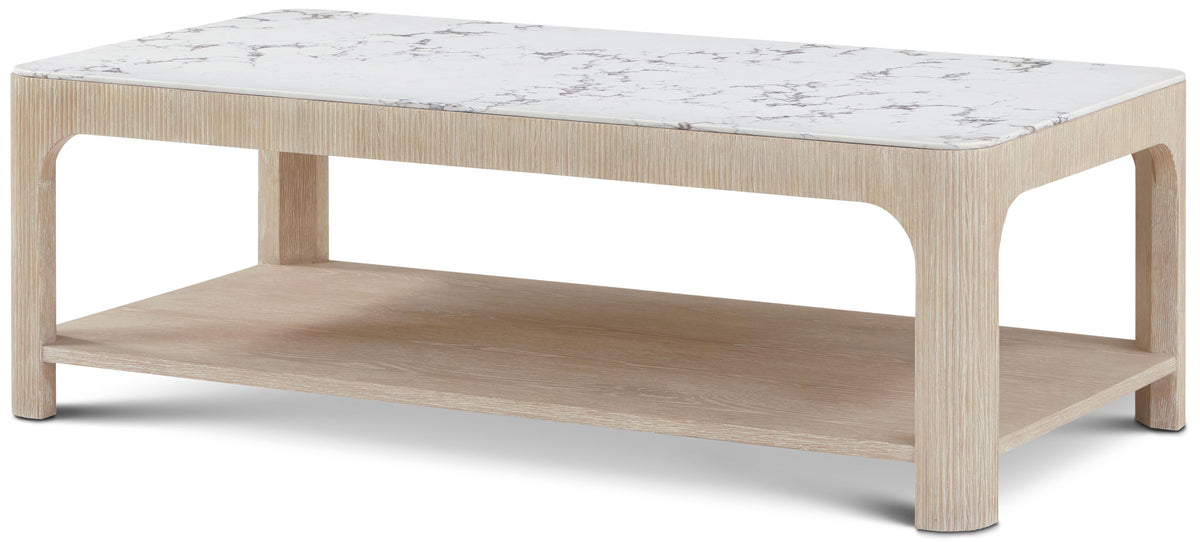 Horizon Rectangular Quartz Cocktail Table