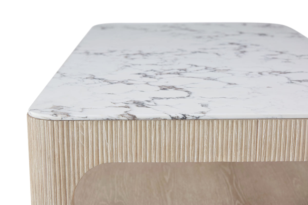 Horizon Rectangular Quartz Cocktail Table
