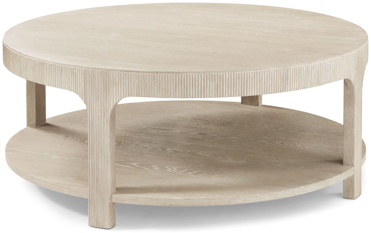Horizon Round Cocktail Table | Theodore Alexander | Sutter & Vale
