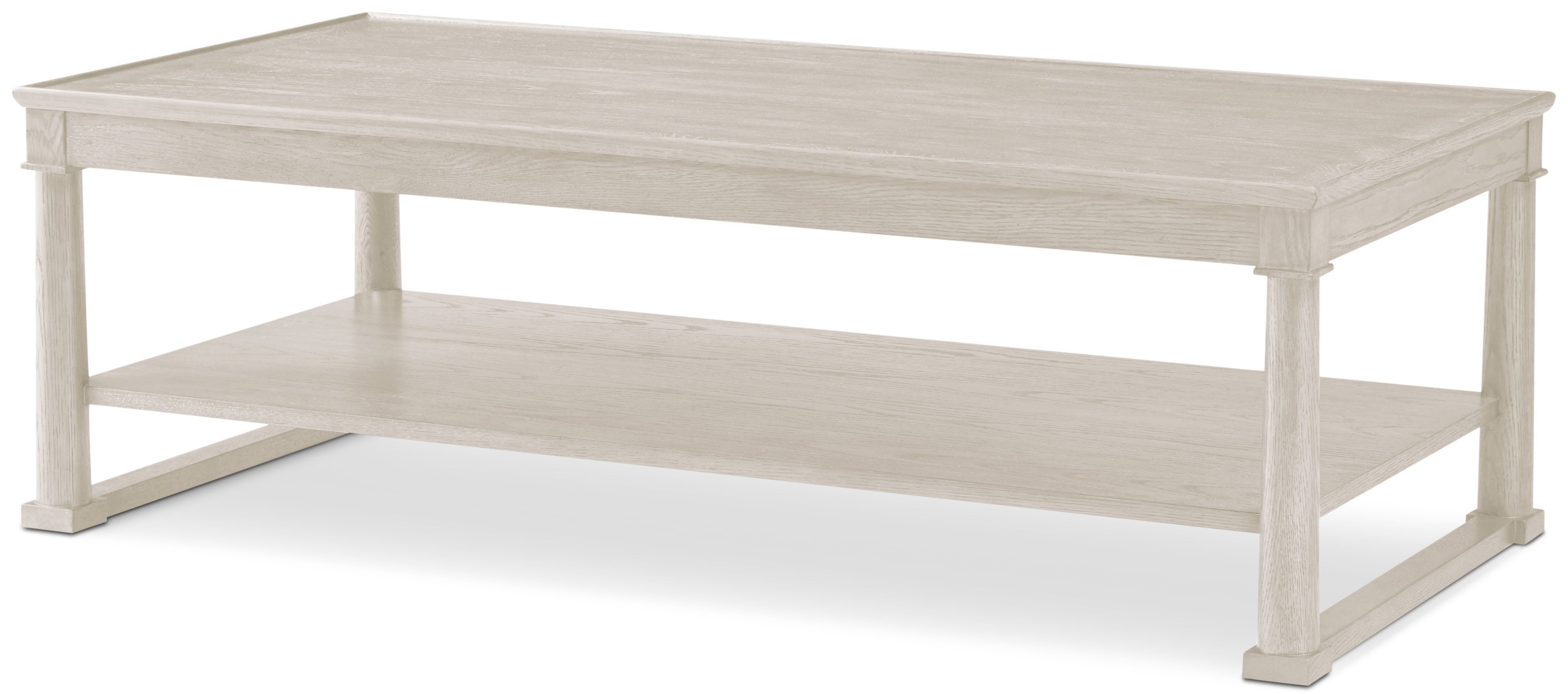 Surrey Cocktail Table in VCF1884_Dover / Oak Wood, Oak Veneer - Theodore Alexander