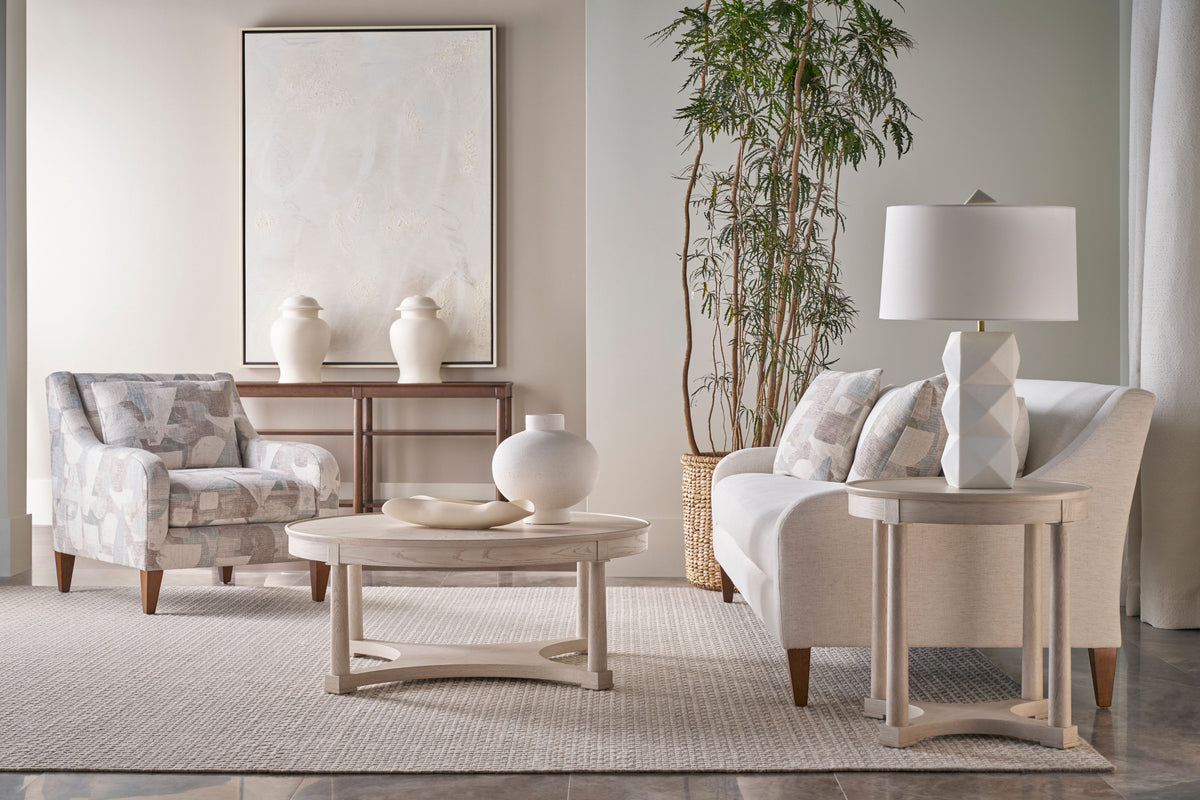 Surrey Round Cocktail Table – Cocktail Tables by Theodore Alexander | Sutter & Vale