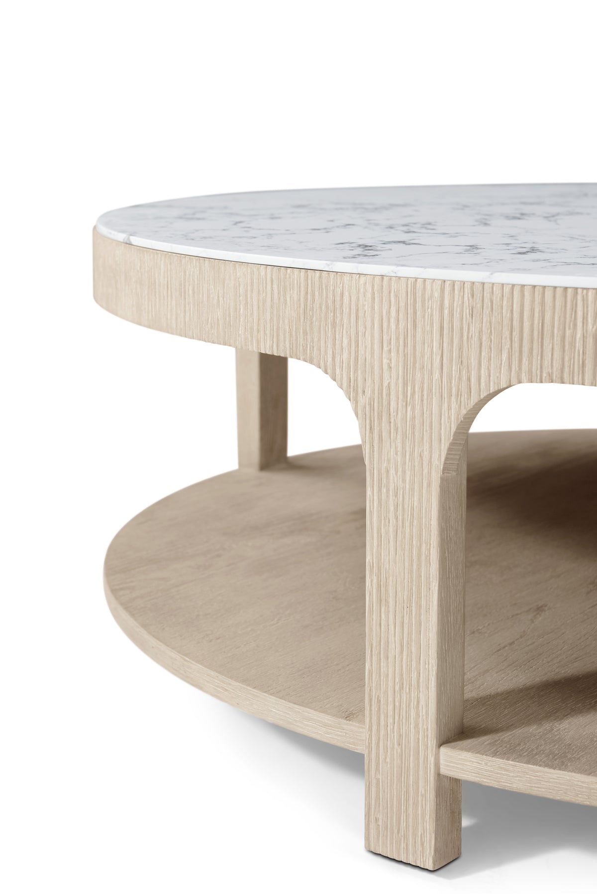 Horizon Round Quartz Cocktail Table