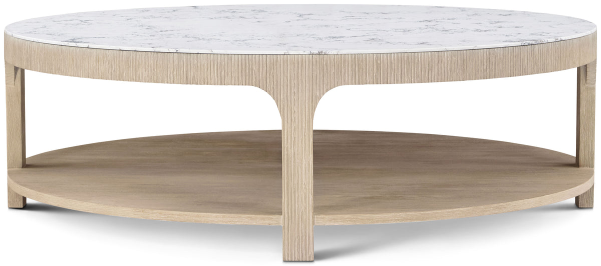Horizon Round Quartz Cocktail Table