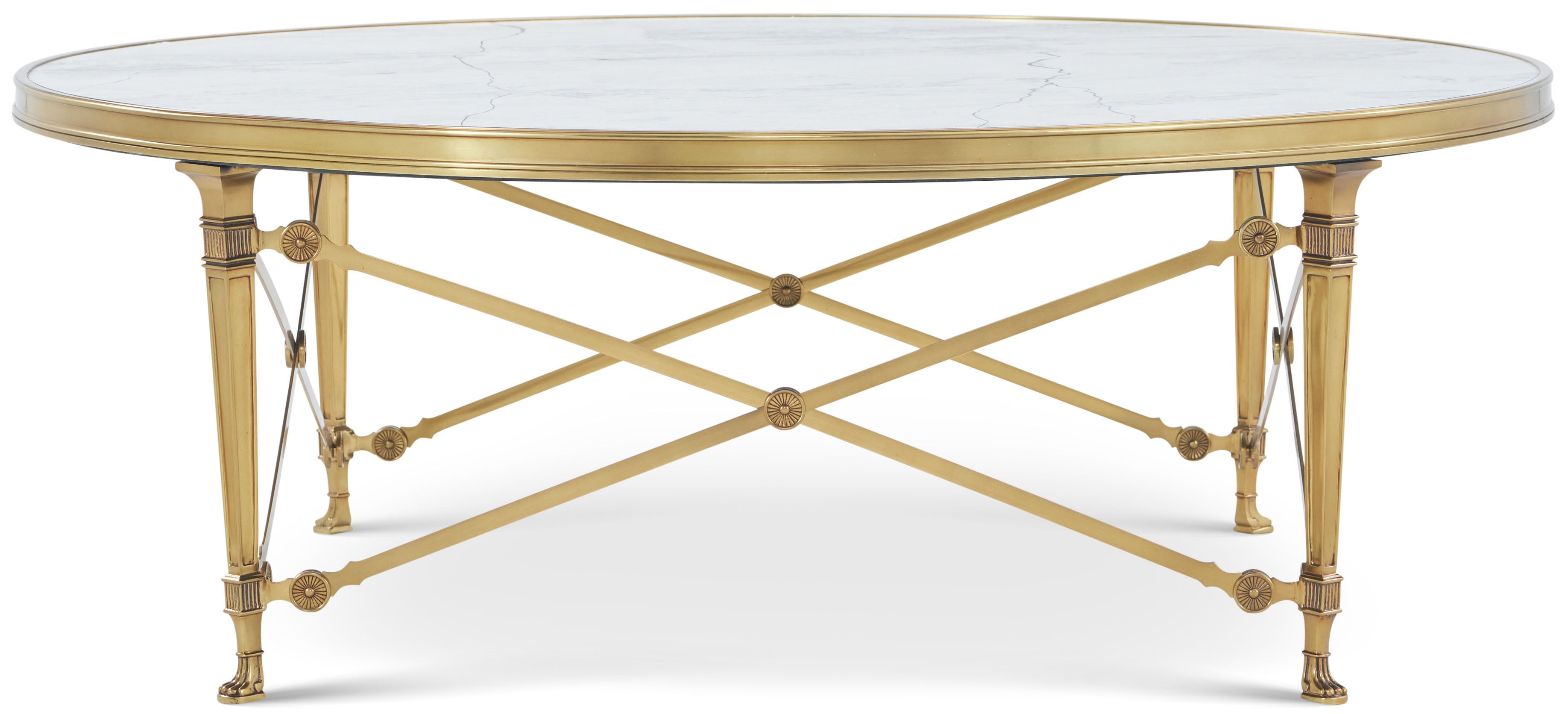 Spencer London Brass Cocktail Table | Theodore Alexander | Sutter & Vale