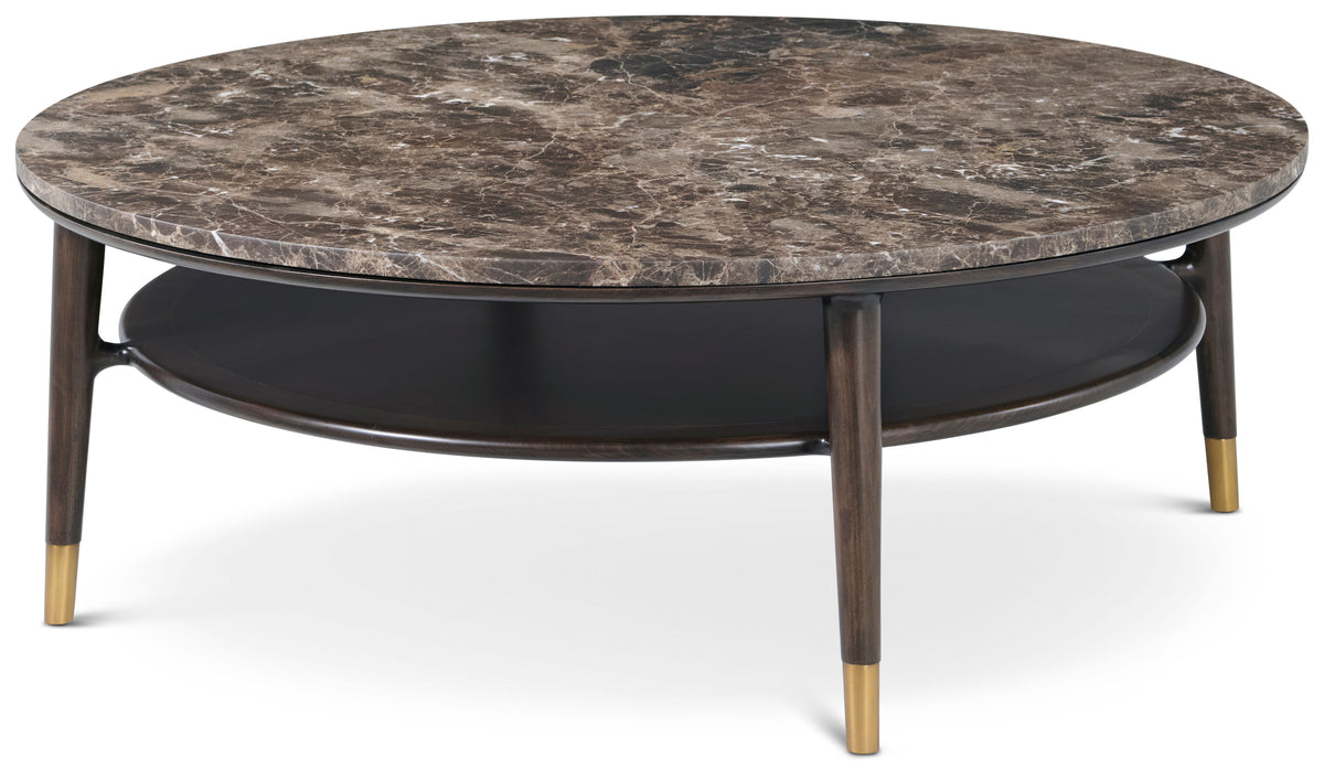 Stratton Street Round Marble Top Coffee Table | Theodore Alexander | Sutter & Vale