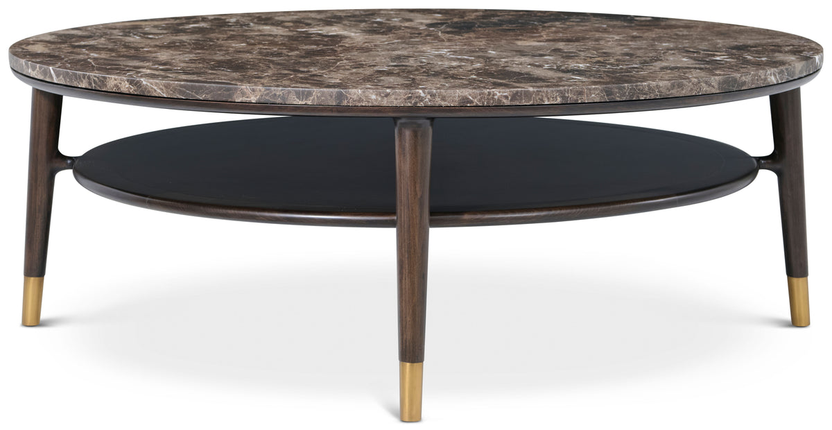 Stratton Street Round Marble Top Coffee Table | Theodore Alexander | Sutter & Vale