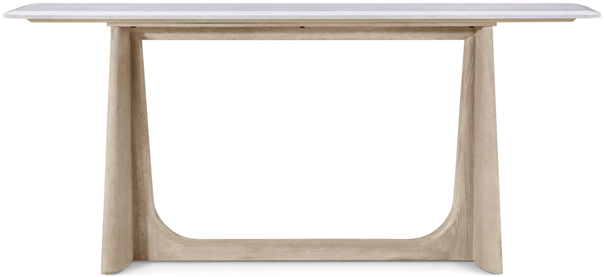 Repose Wooden Console Table Quartz Top | Theodore Alexander | Sutter & Vale