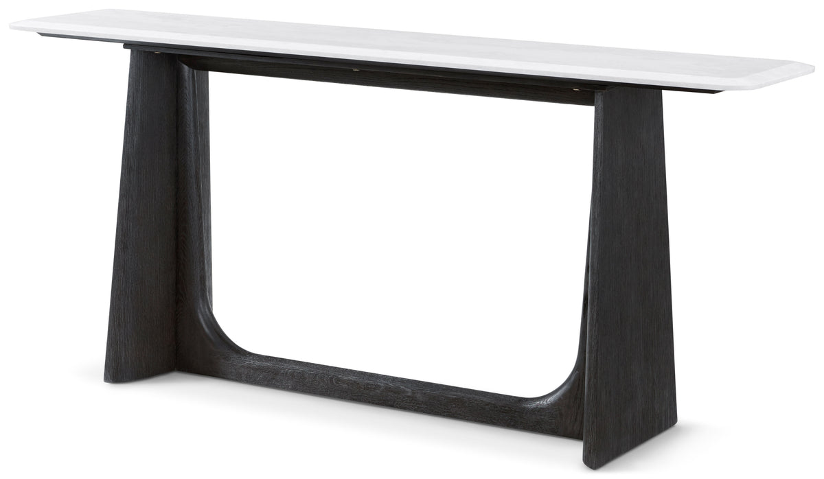 Repose Wooden Console Table Quartz Top | Theodore Alexander | Sutter & Vale