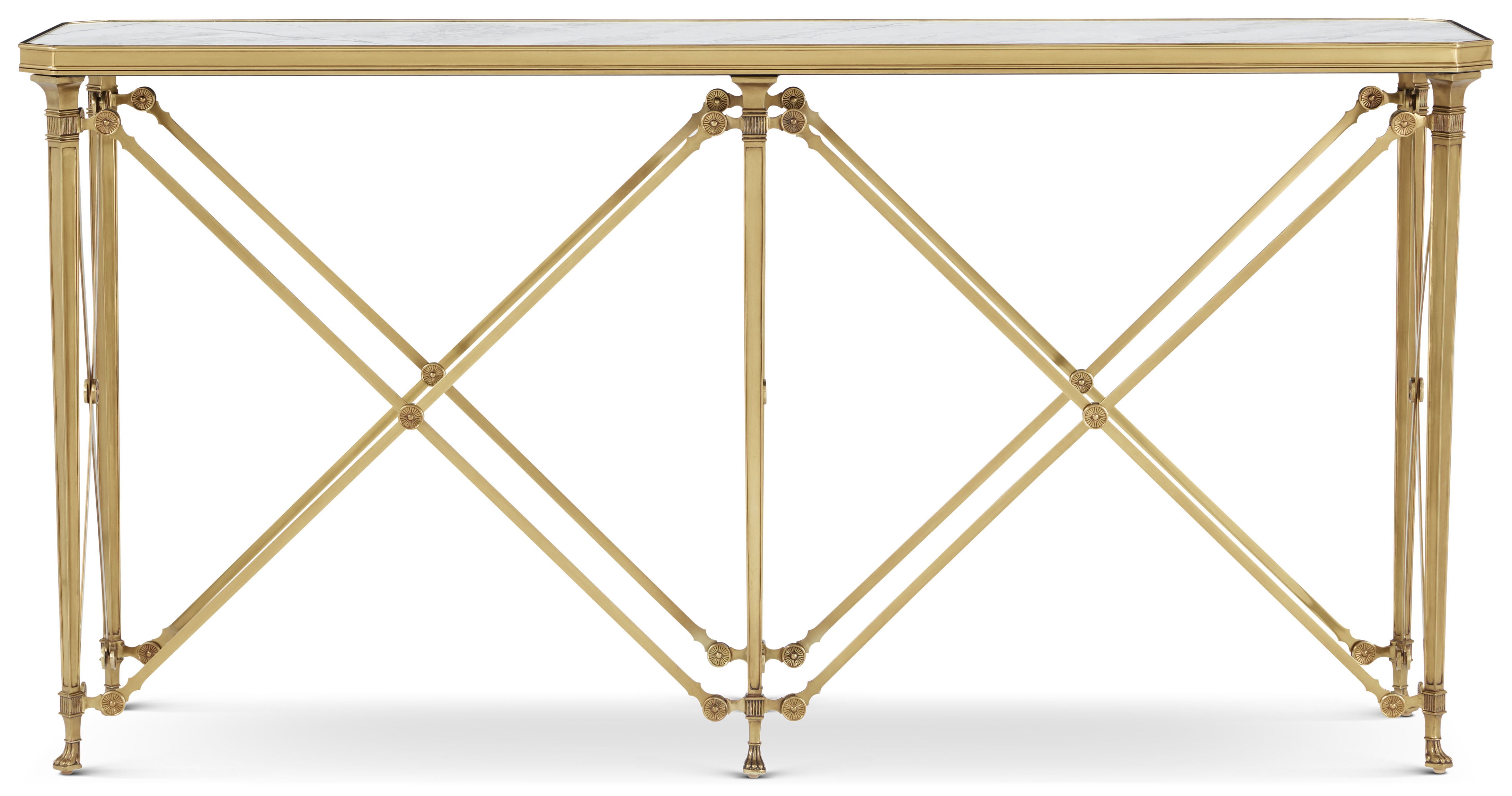 Spencer London Brass Console Table | Theodore Alexander | Sutter & Vale