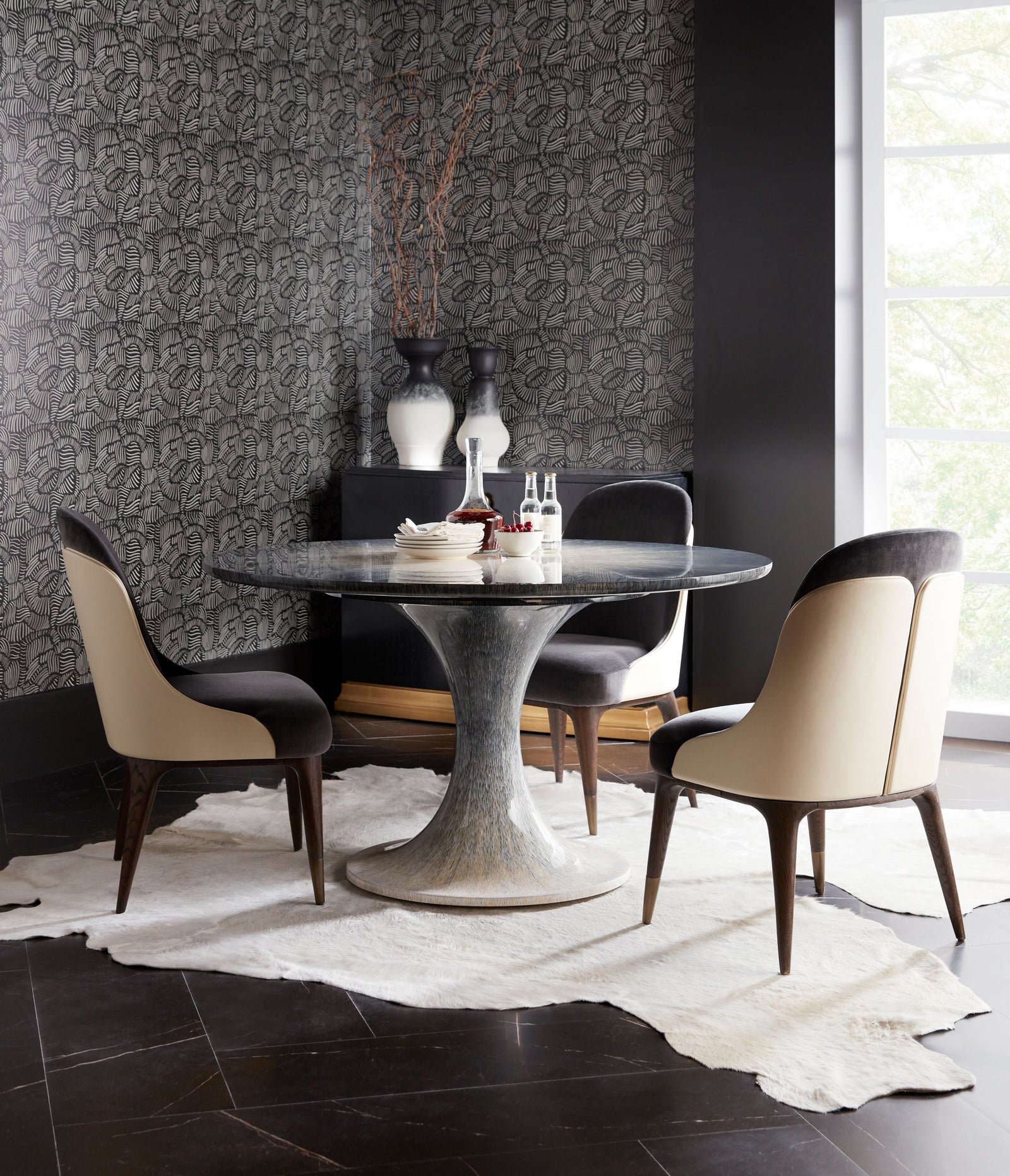 Panos Dining Table – Round Dining Tables by Theodore Alexander | Sutter & Vale