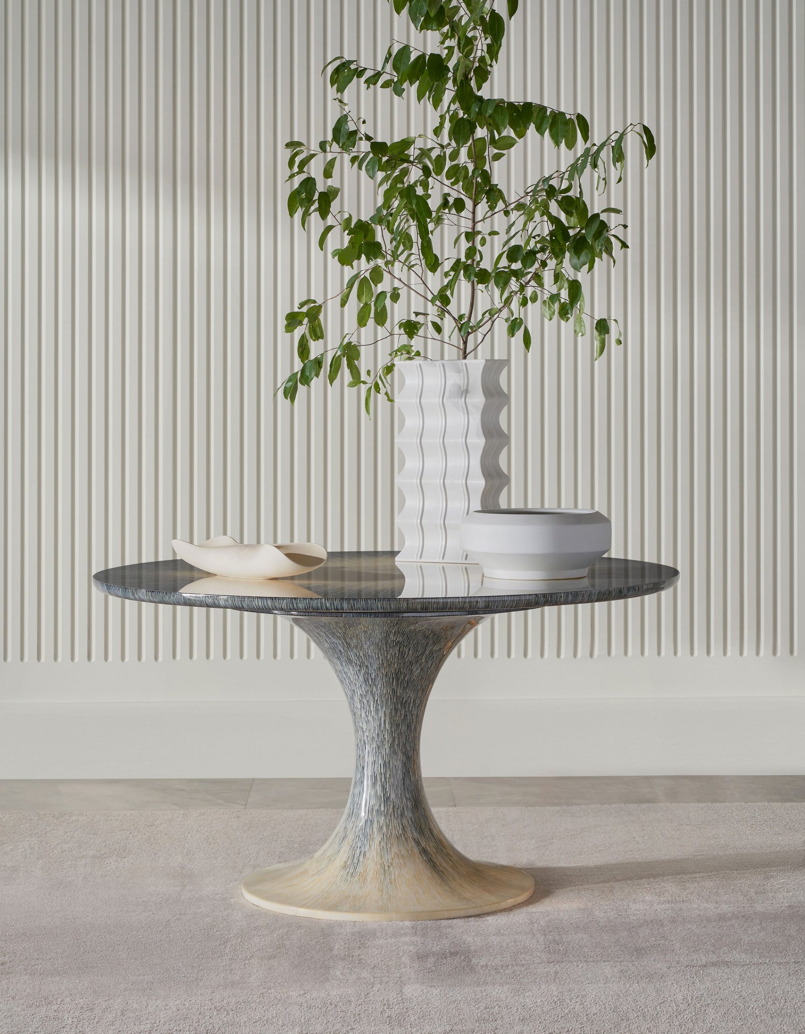 Panos Dining Table – Round Dining Tables by Theodore Alexander | Sutter & Vale
