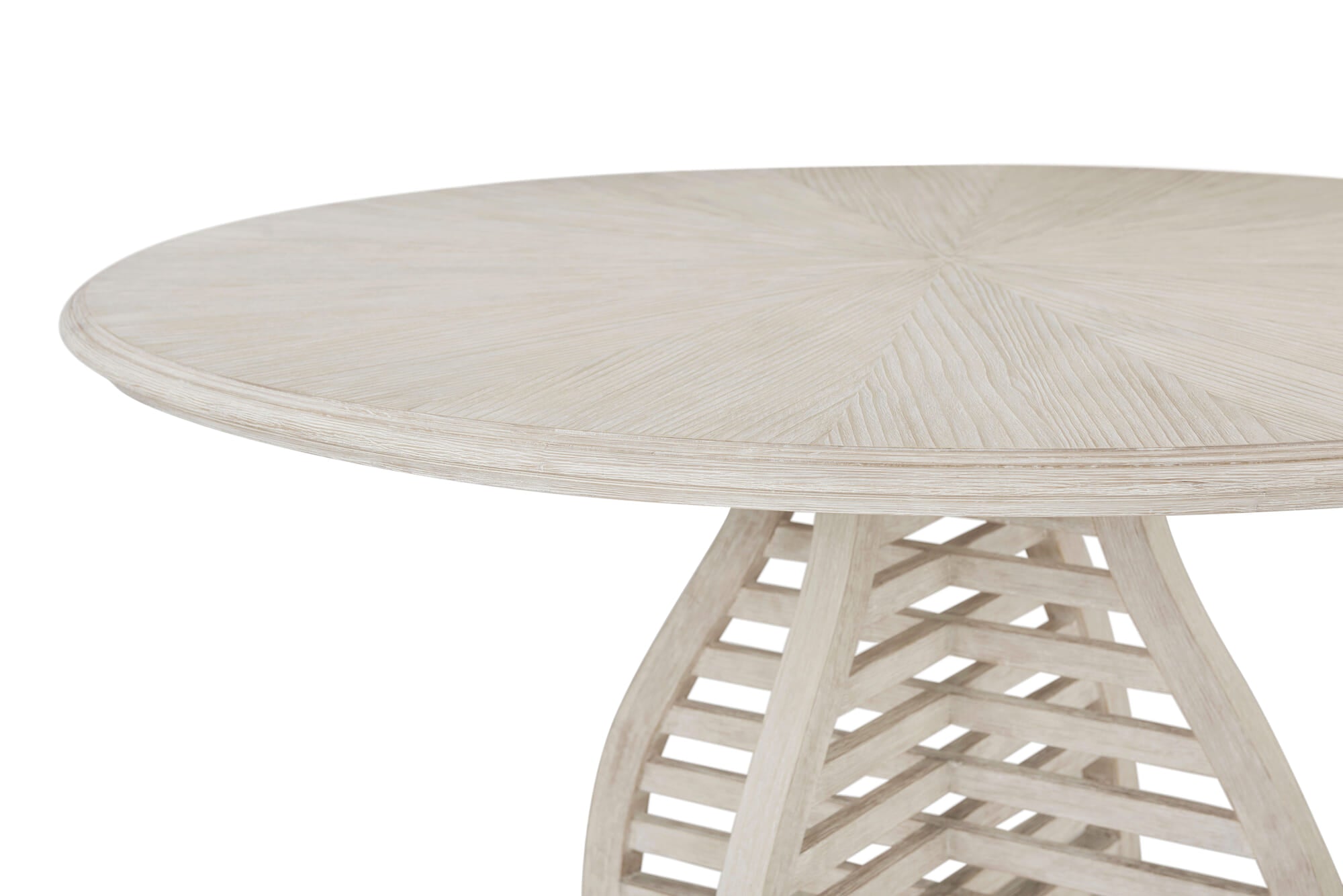 Breeze Slatted Dining Table – Round Dining Tables by Theodore Alexander | Sutter & Vale
