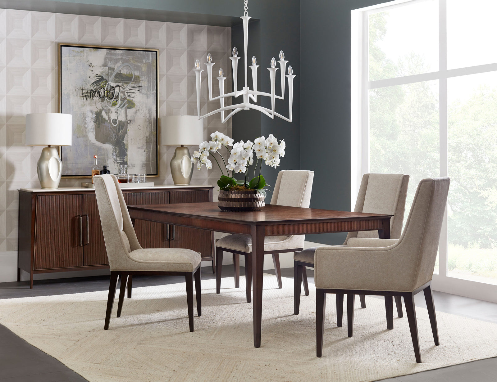 Lido Rectangular Dining Table – Rectangular & Oval Dining Table by Theodore Alexander | Sutter & Vale