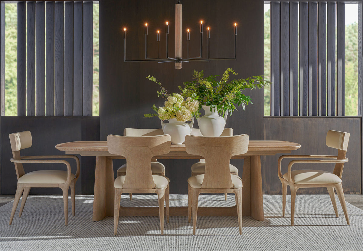 Repose Rectangular Extension Dining Table – Rectangular & Oval Dining Table by Theodore Alexander | Sutter & Vale