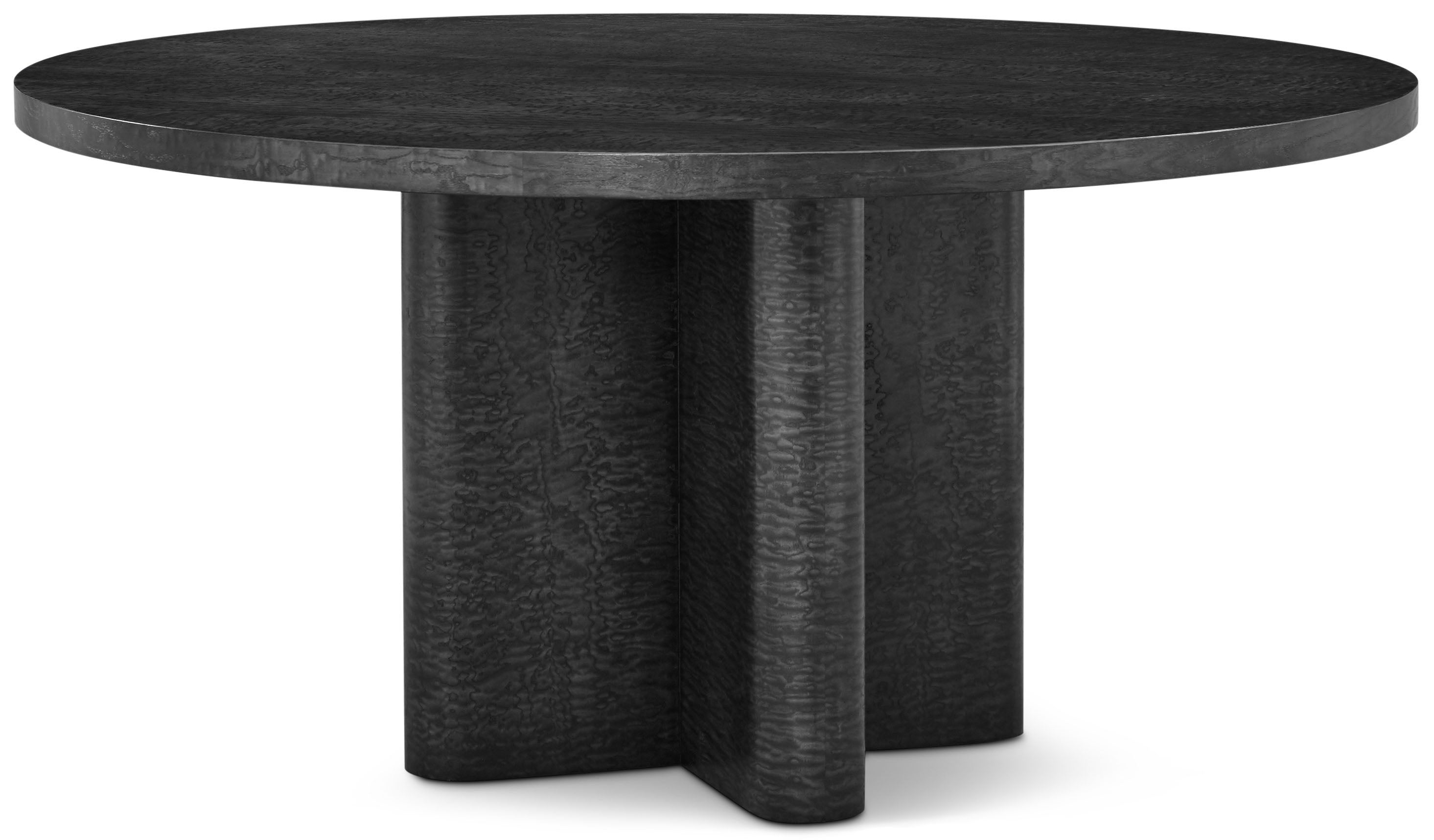 Kesden Round Dining Table in VCF1798_silent_black / Veneer - Theodore Alexander