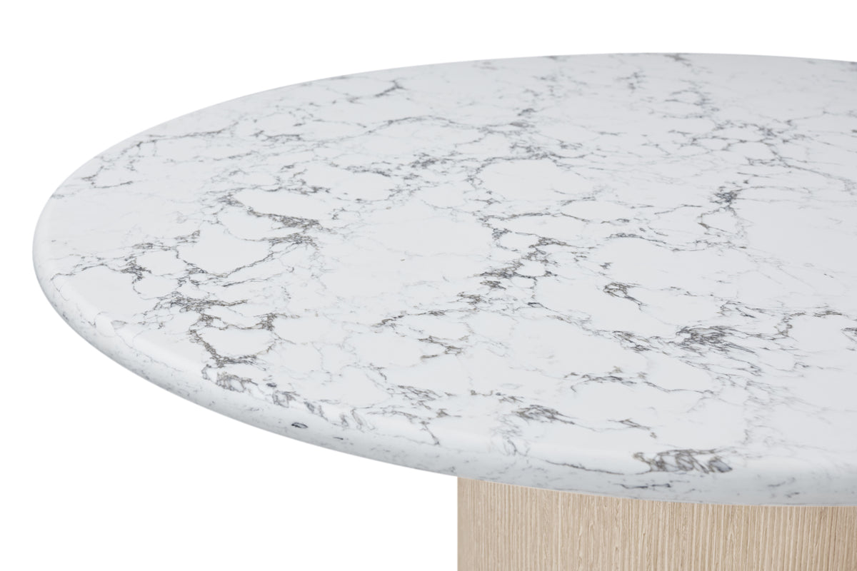 Horizon Round Quartz Dining Table
