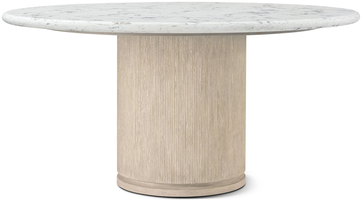 Horizon Round Quartz Dining Table