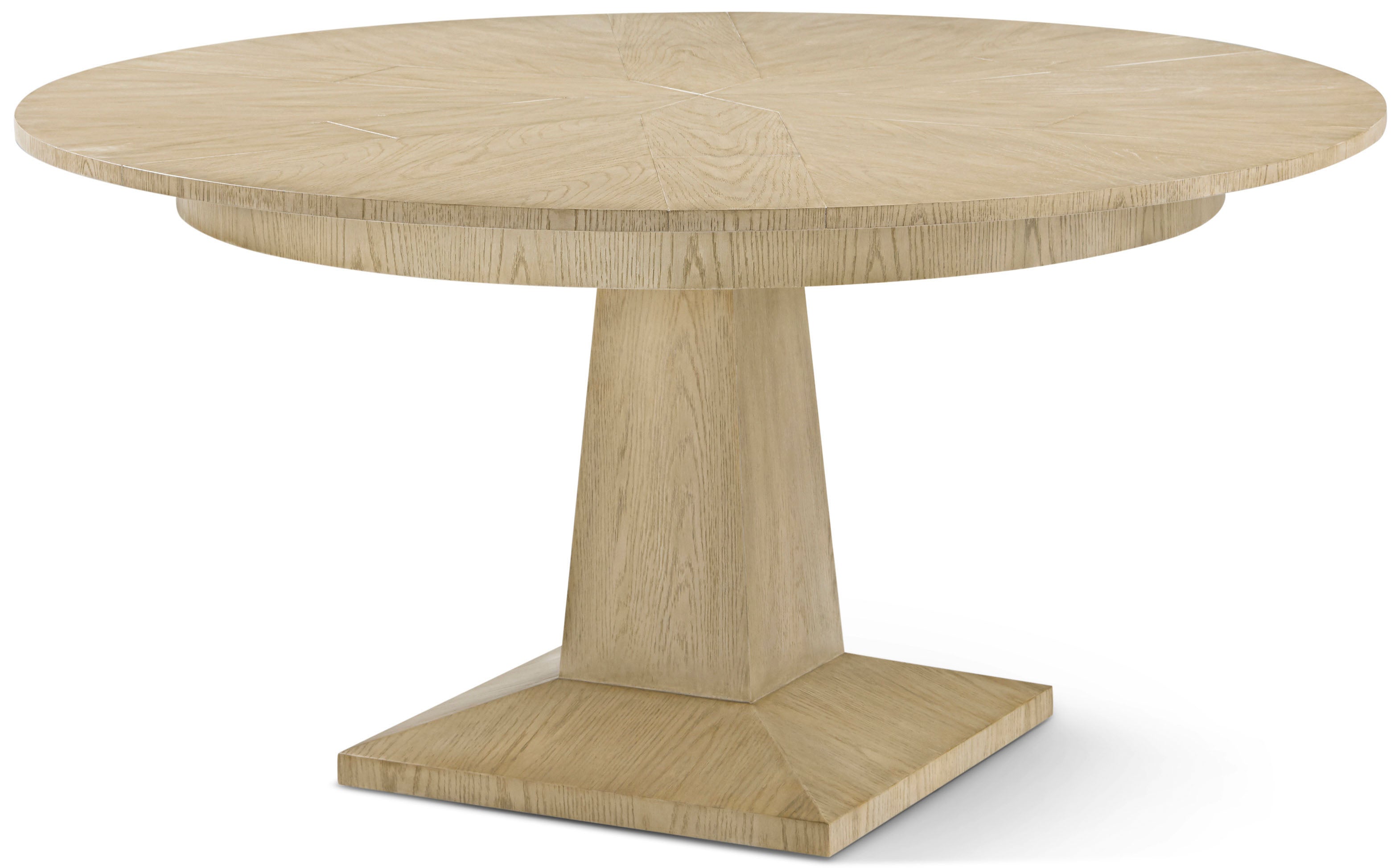 Balboa Jupe Dining Table in VCF1882_Coastal_Grey / Oak Wood, Oak Veneer - Theodore Alexander