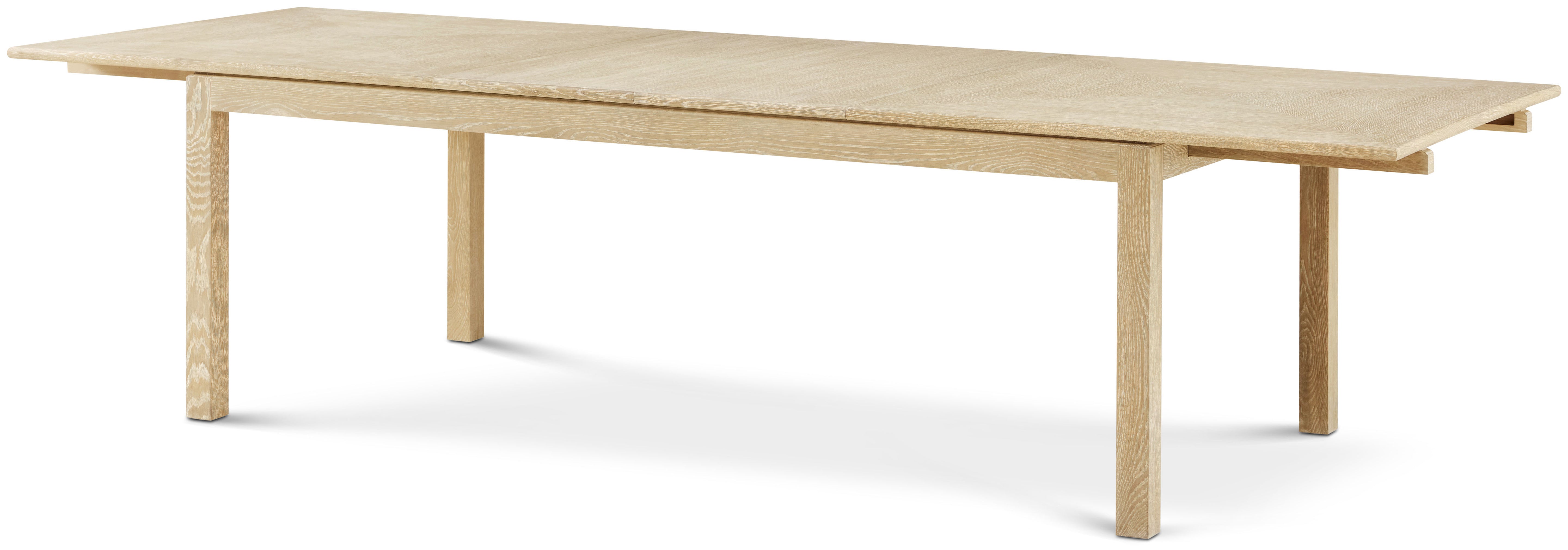 Montauk Rectangular Extension Dining Table in Oak Wood, Oak Veneer - Theodore Alexander