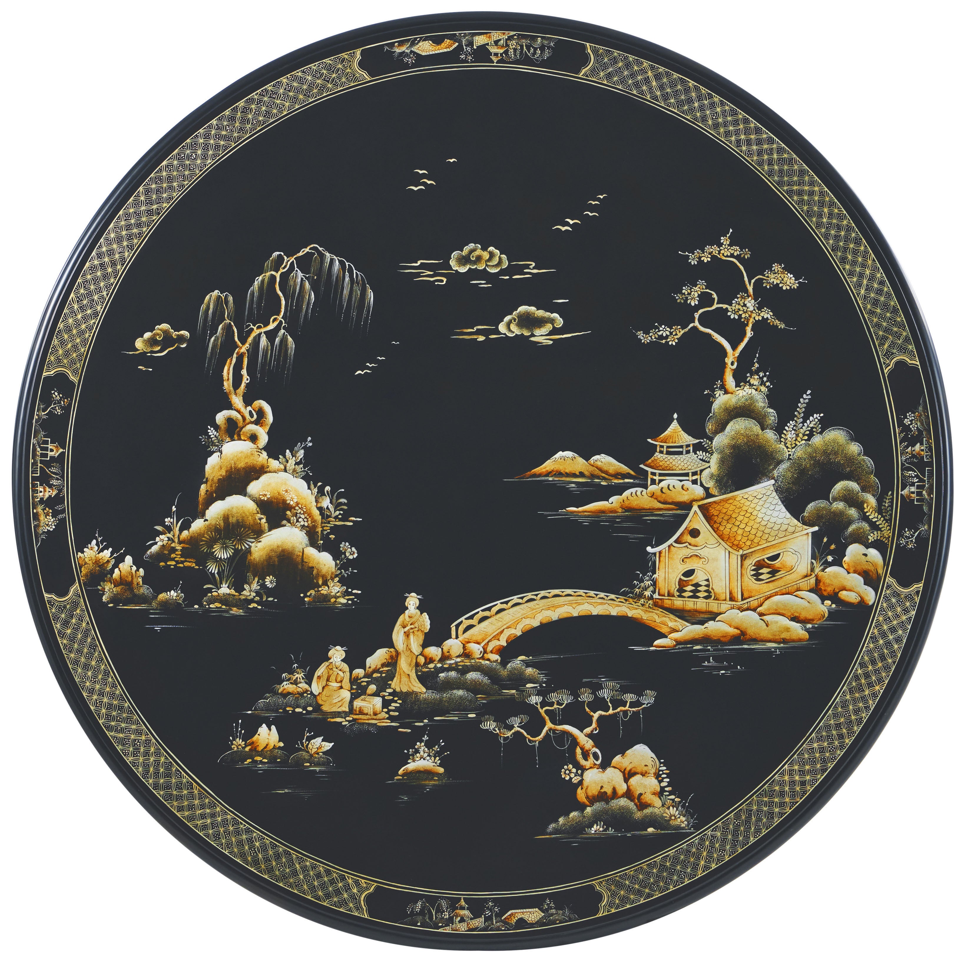 Spencer London Chinoiserie Center Table – Game & Center Tables by Theodore Alexander | Sutter & Vale