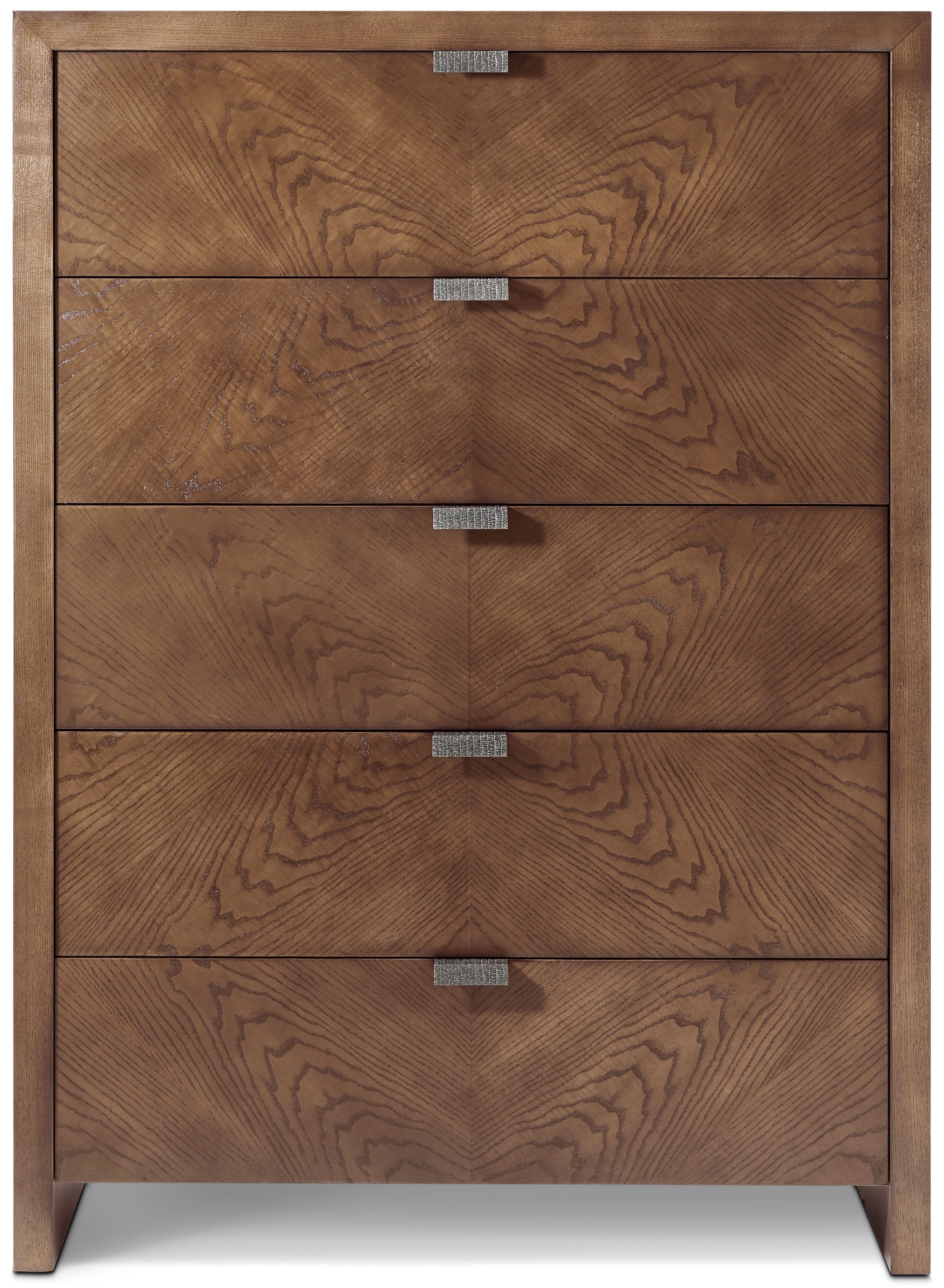 Catalina Tall Chest in PCF1177.1J2G_Earth_MCF550.1F_Ember / Wood, Veneer, Aluminium - Theodore Alexander