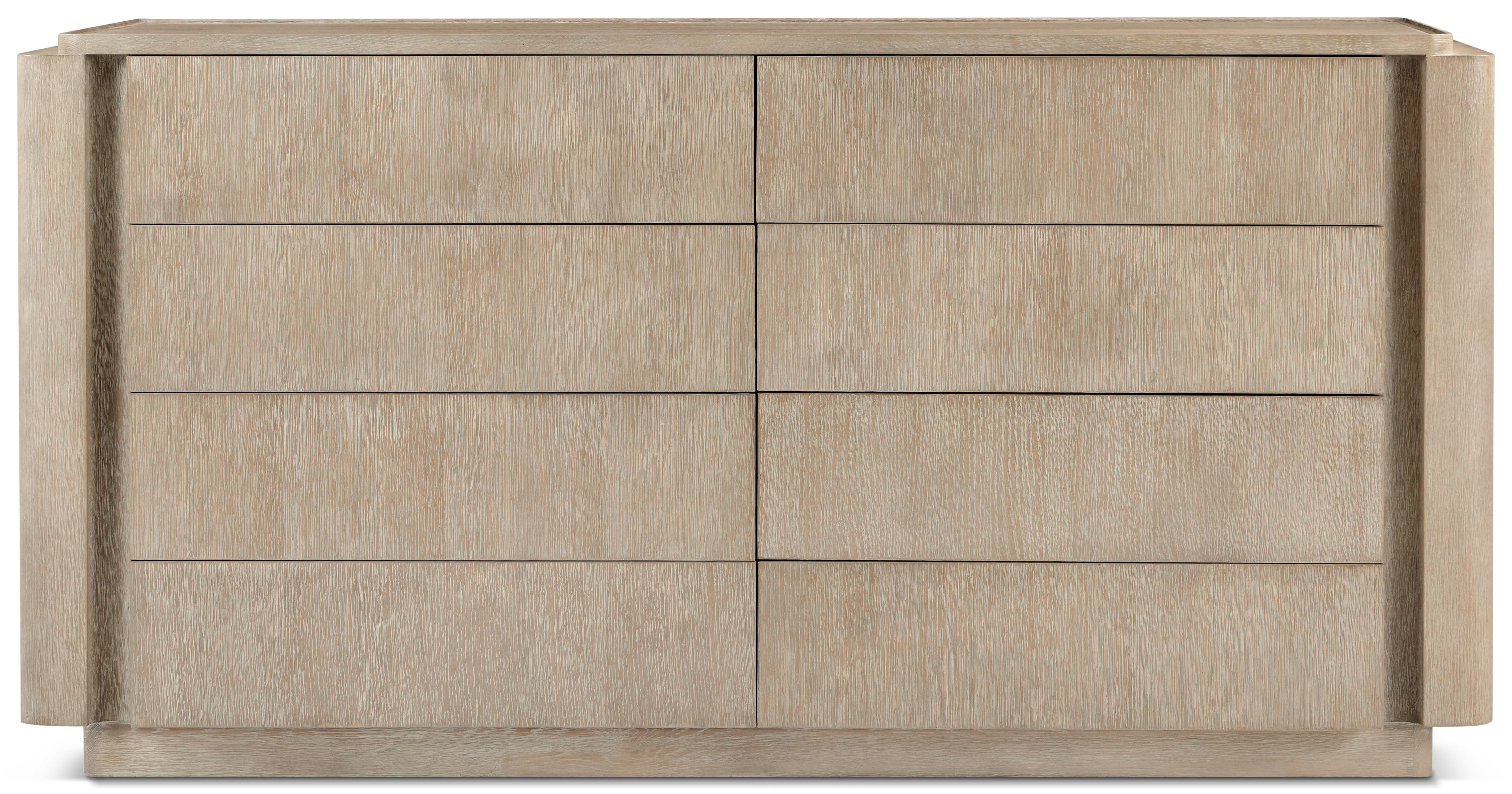 Repose 8 Drawer Dresser in PCF1175.1K2HA3F_Grey_Oak / Wood, veneer - Theodore Alexander