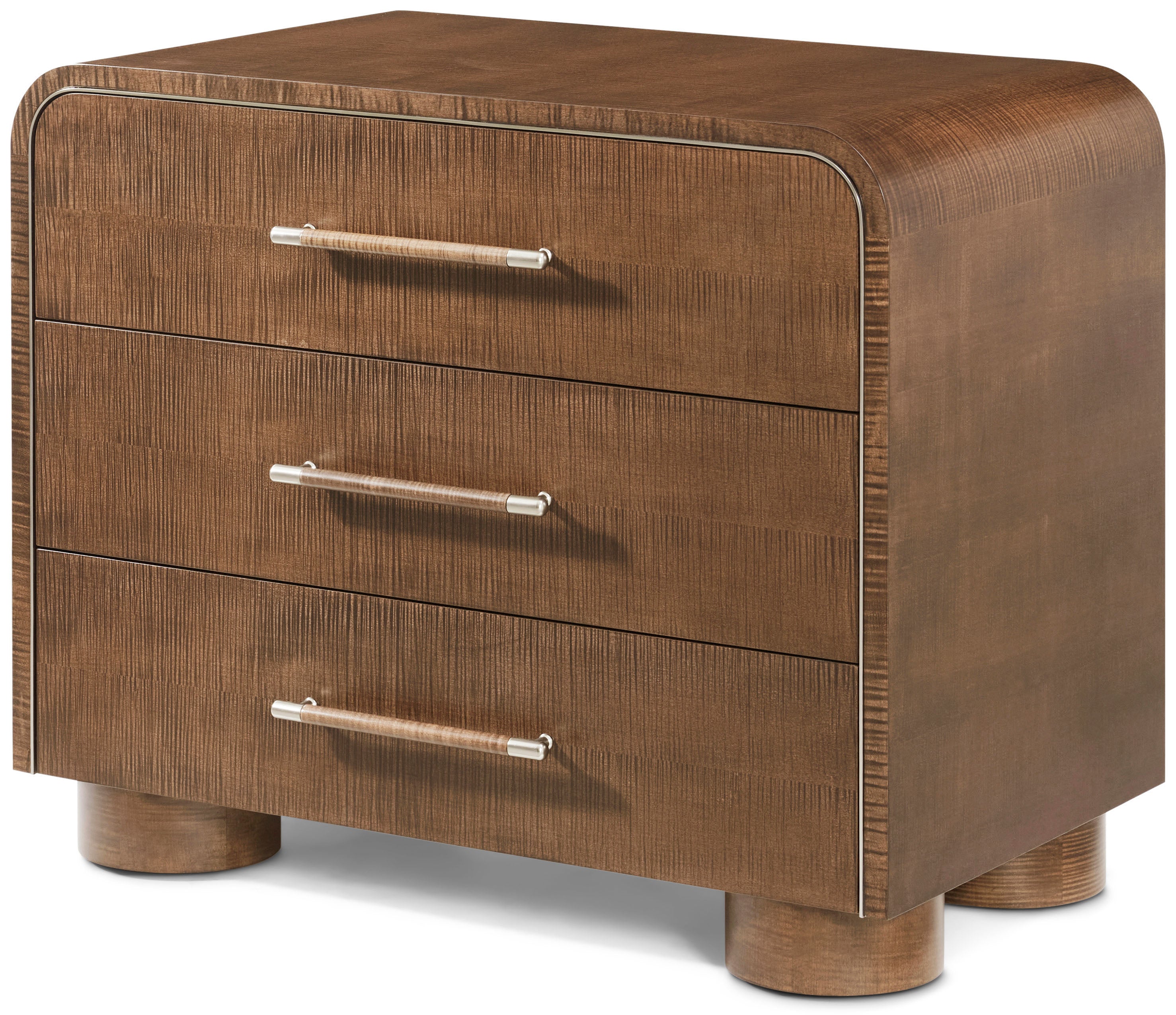 Origins Three-Drawer Nightstand II – Nightstands by Theodore Alexander | Sutter & Vale