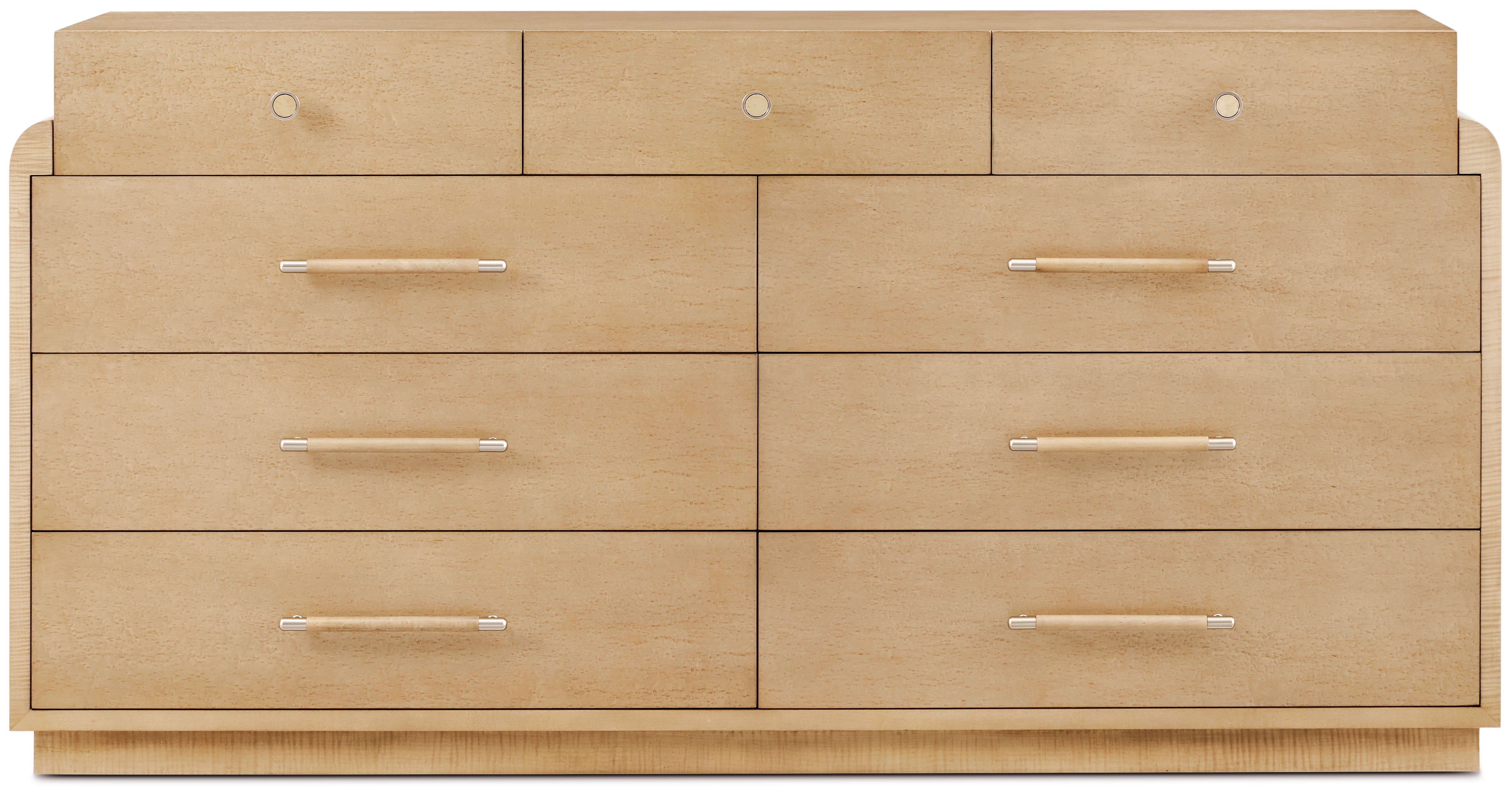 Origins Dresser in VCF1851_Sesame_VCF1852_Sesame_MCF577.B_Starlight / Maple Veneer, Sycamore Veneer, Brass - Theodore Alexander
