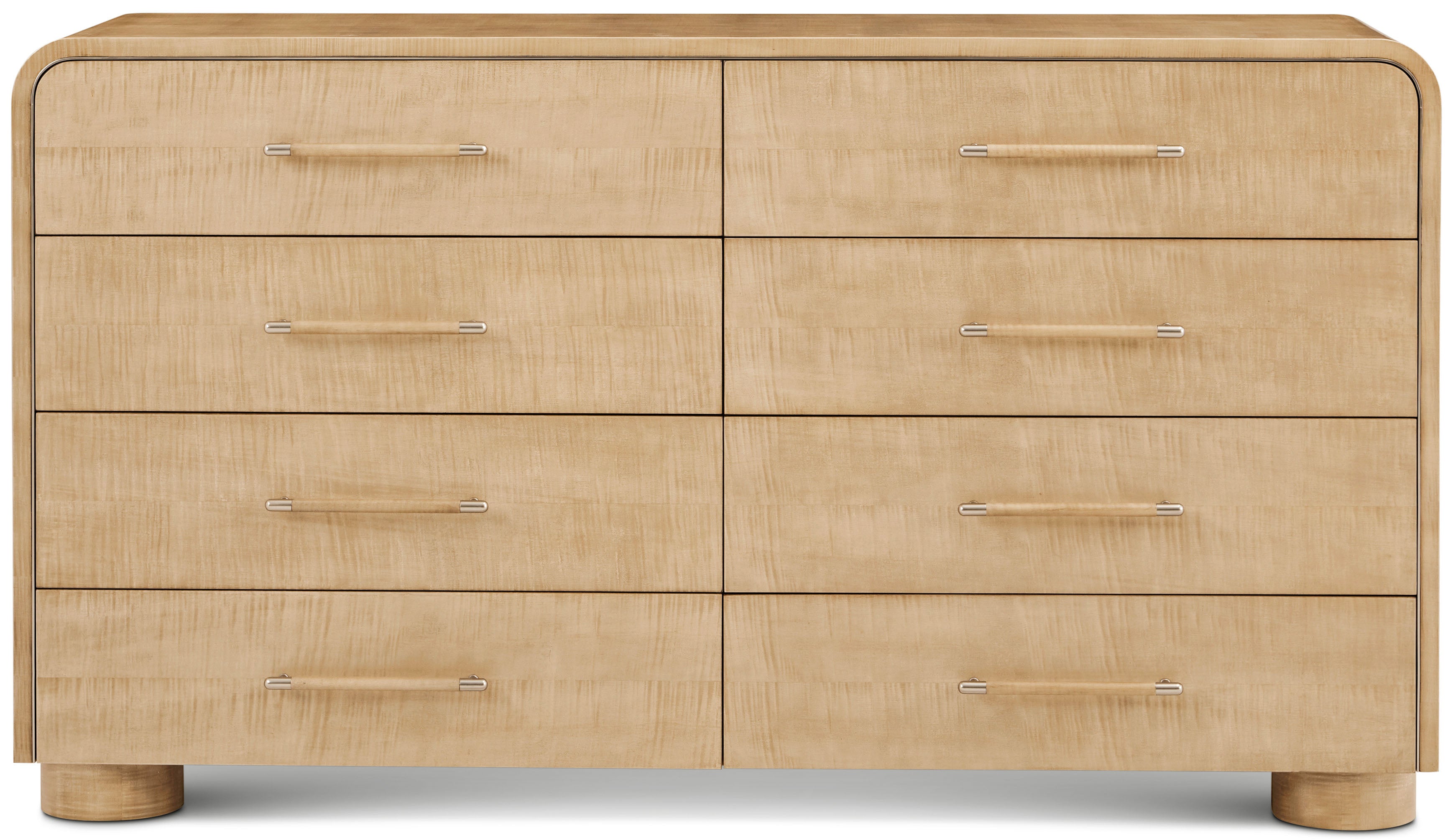 Origins Dresser II in VCF1851_Sesame_MCF577.B_Starlight / Maple Veneer, Sycamore Veneer, Brass - Theodore Alexander