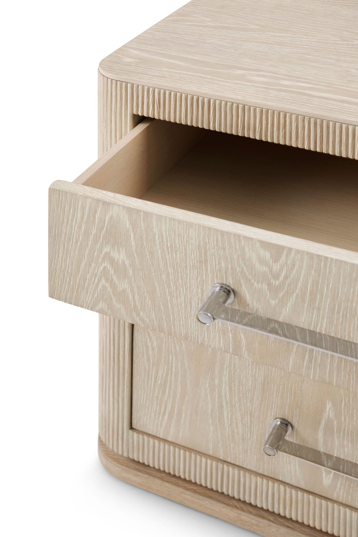 Horizon Three Drawer Nightstand – Nightstands by Theodore Alexander | Sutter & Vale