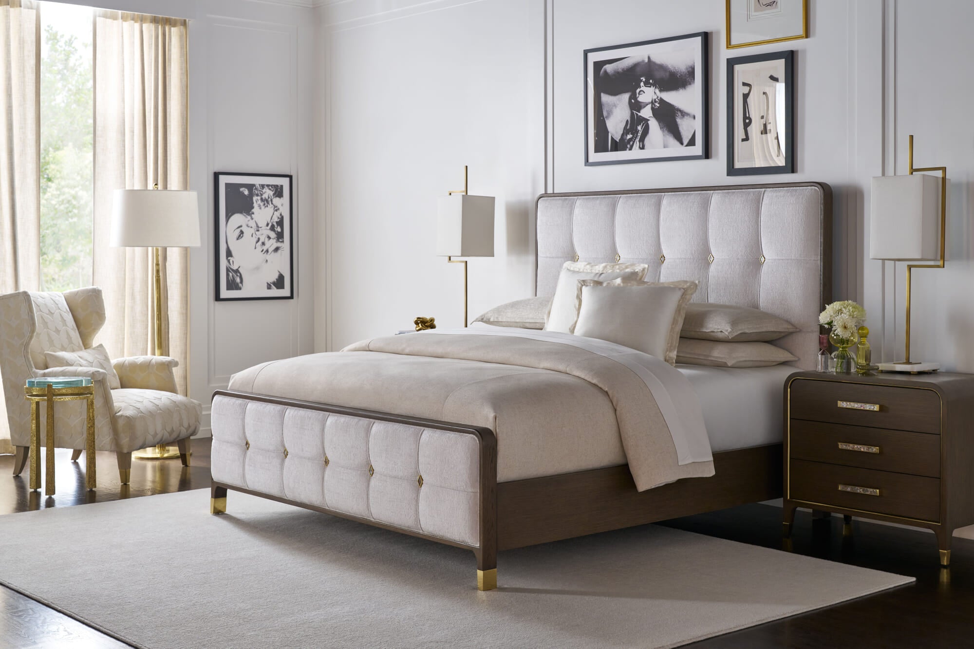 Judith Leiber 3-Drawer Nightstand – Nightstands by Theodore Alexander | Sutter & Vale