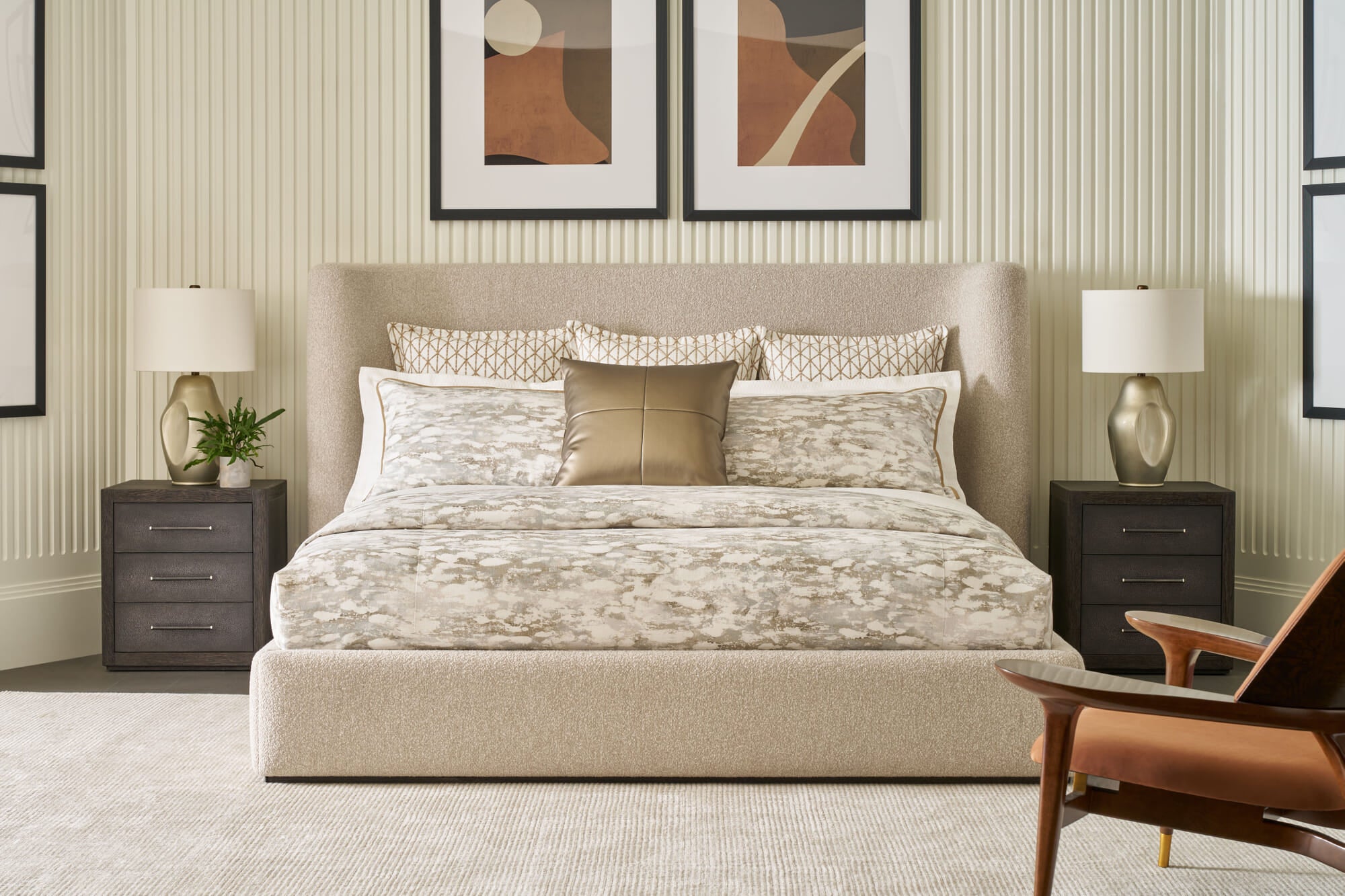 Maxwell 3-Drawer Nightstand – Nightstands by Theodore Alexander | Sutter & Vale