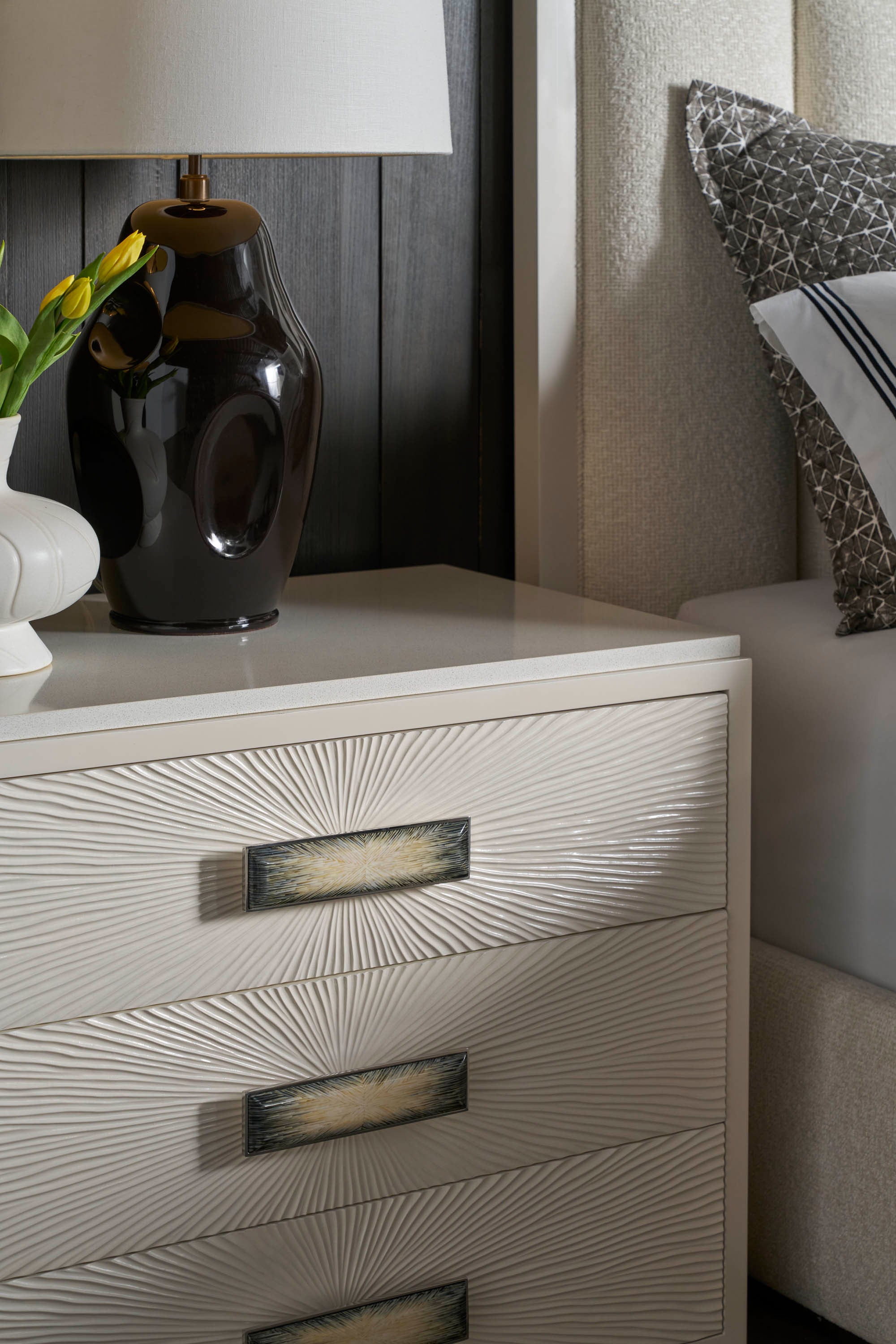 Panos Nightstand – Nightstands by Theodore Alexander | Sutter & Vale