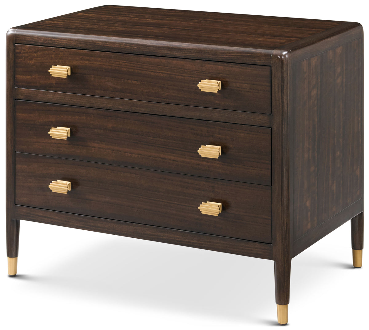 Arlington Street 3-Drawer Nightstand | Theodore Alexander | Sutter & Vale