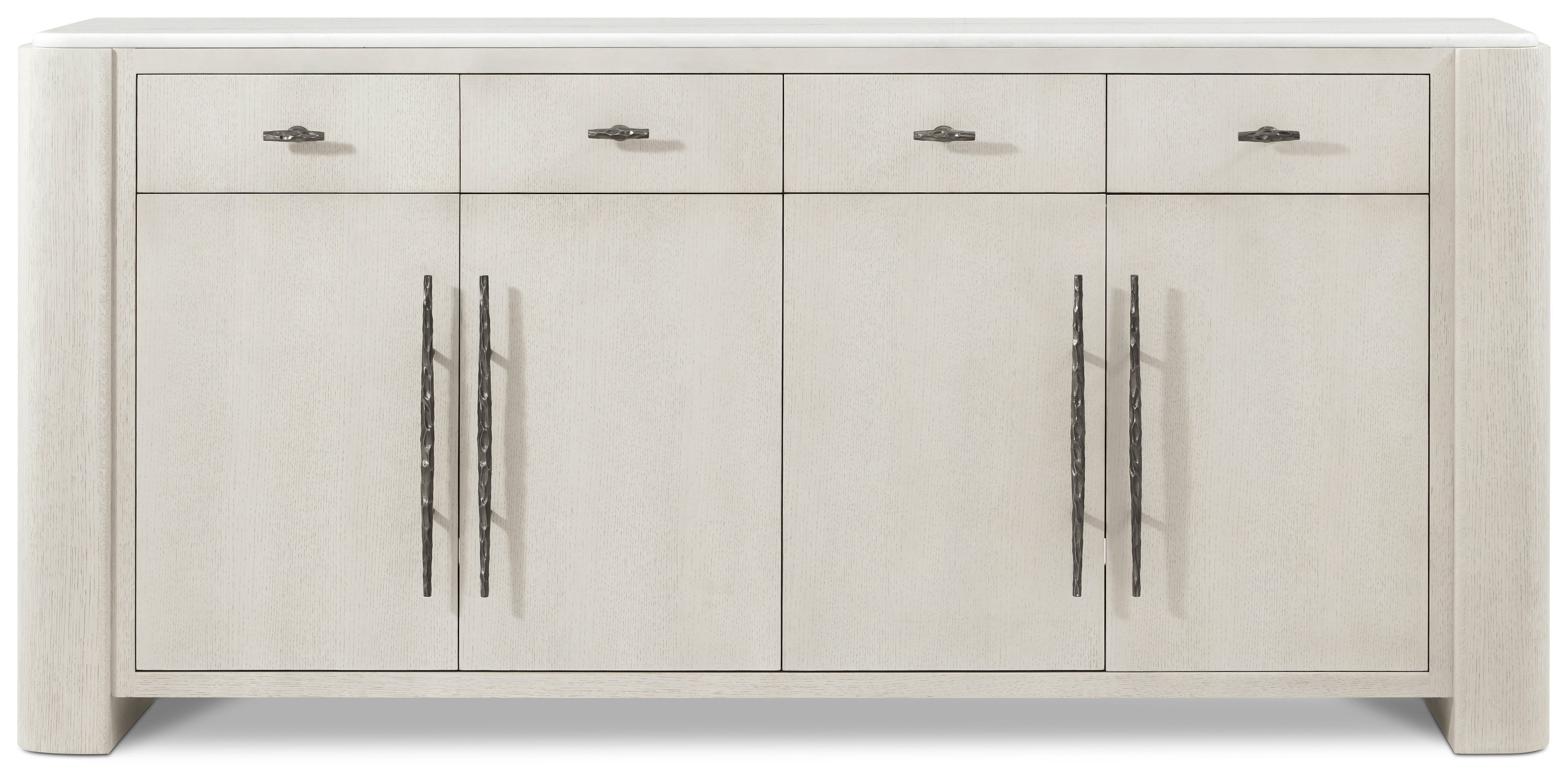 Essence Buffet in VCF1806_Opal / Aluminium, Veneer, Marble - Theodore Alexander