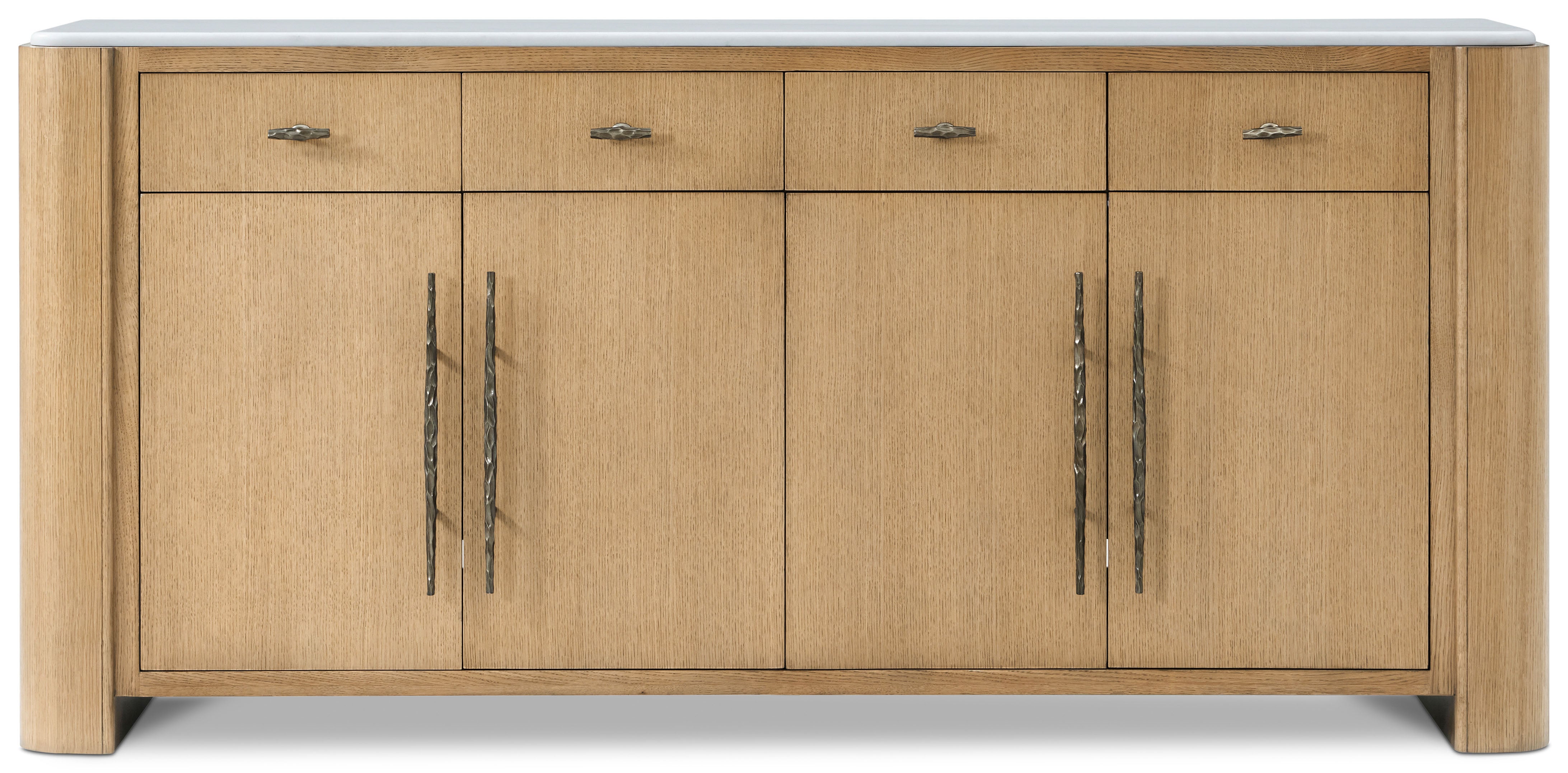 Essence Buffet in VCF1792_Blonde_MCF552.A_Volcanic_Essence / Aluminium, Veneer, Marble - Theodore Alexander