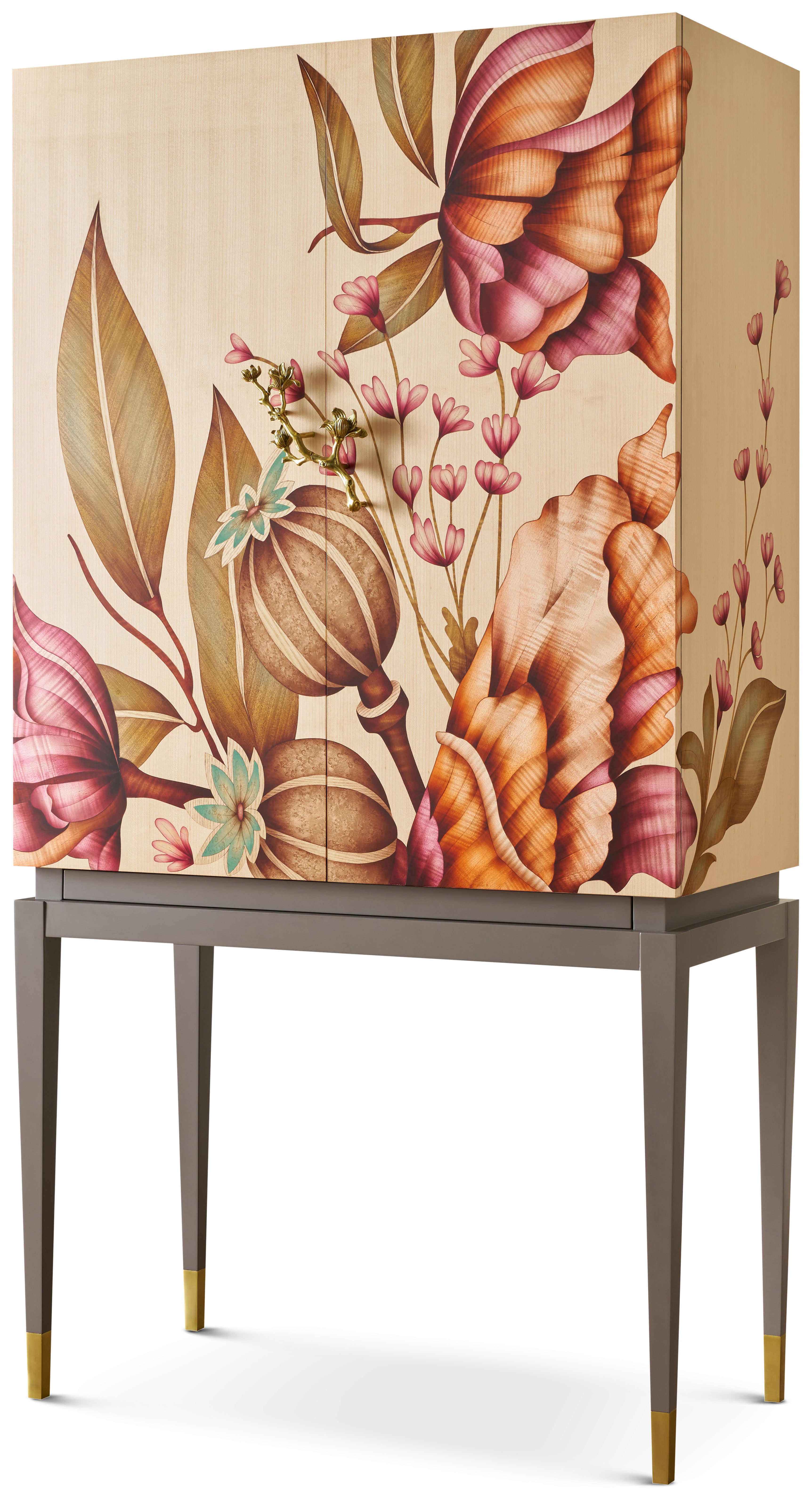 Bouquet Bar Cabinet | Theodore Alexander | Sutter & Vale