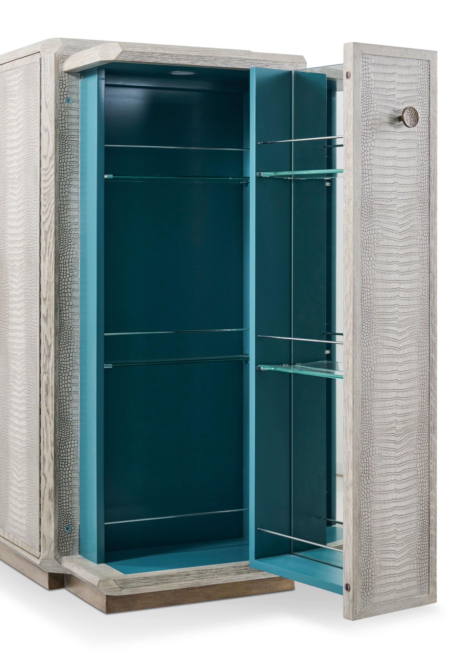 Spencer St. James Bar Cabinet - Bar Cabinets by Theodore Alexander
