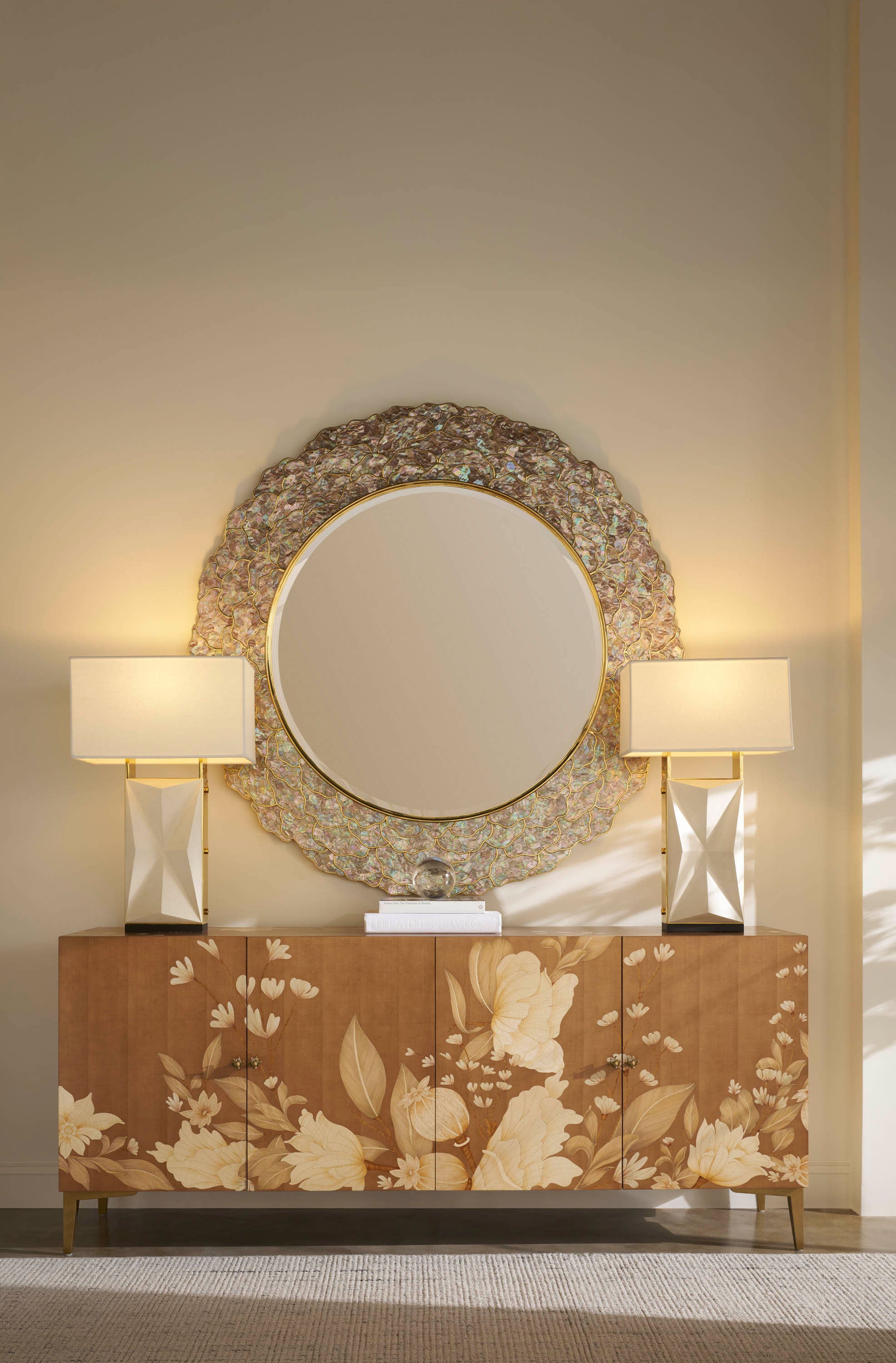 Bouquet 4-Door Sideboard – Sideboards & Buffets by Theodore Alexander | Sutter & Vale