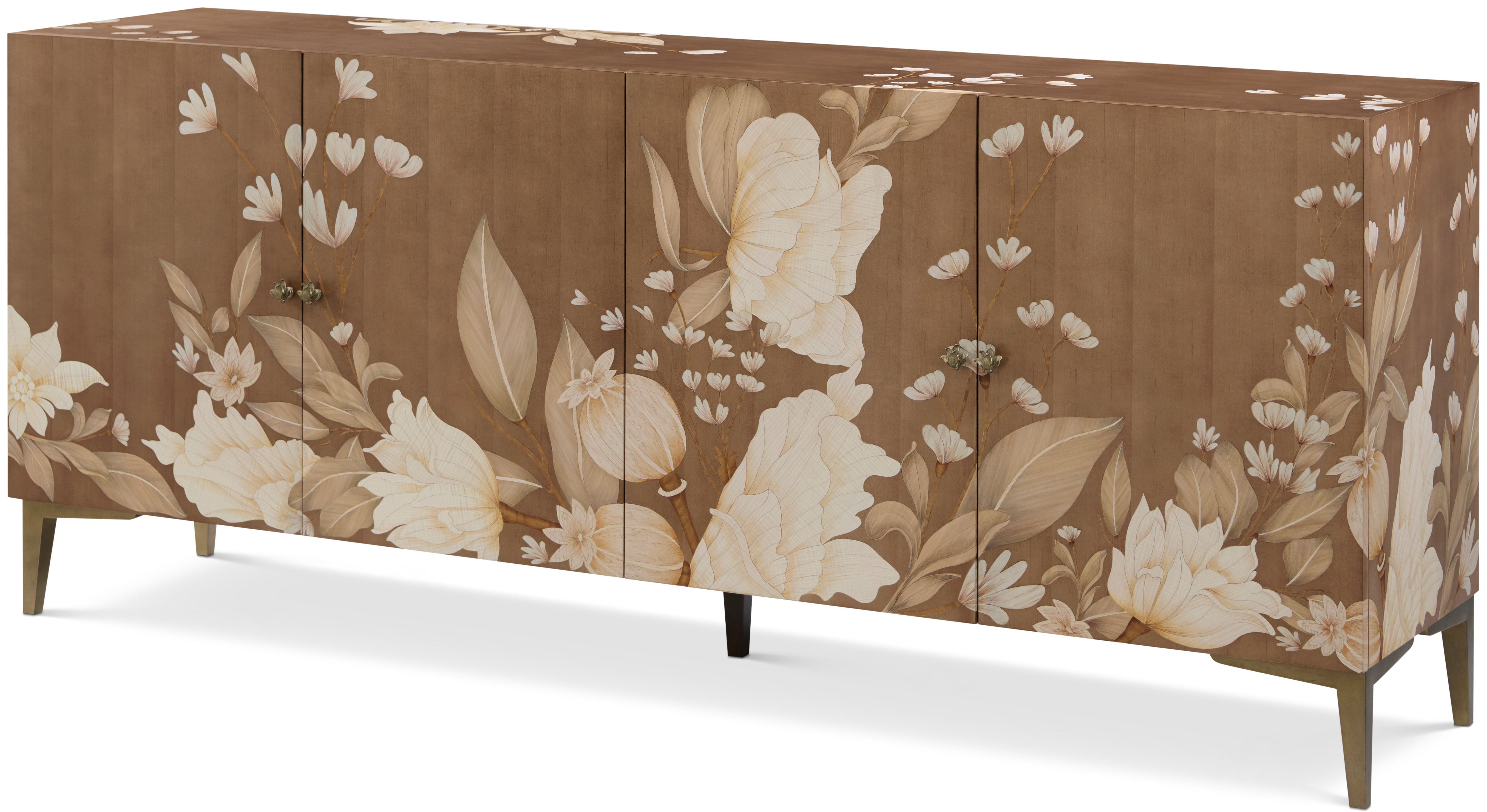 Bouquet 4-Door Sideboard | Theodore Alexander | Sutter & Vale