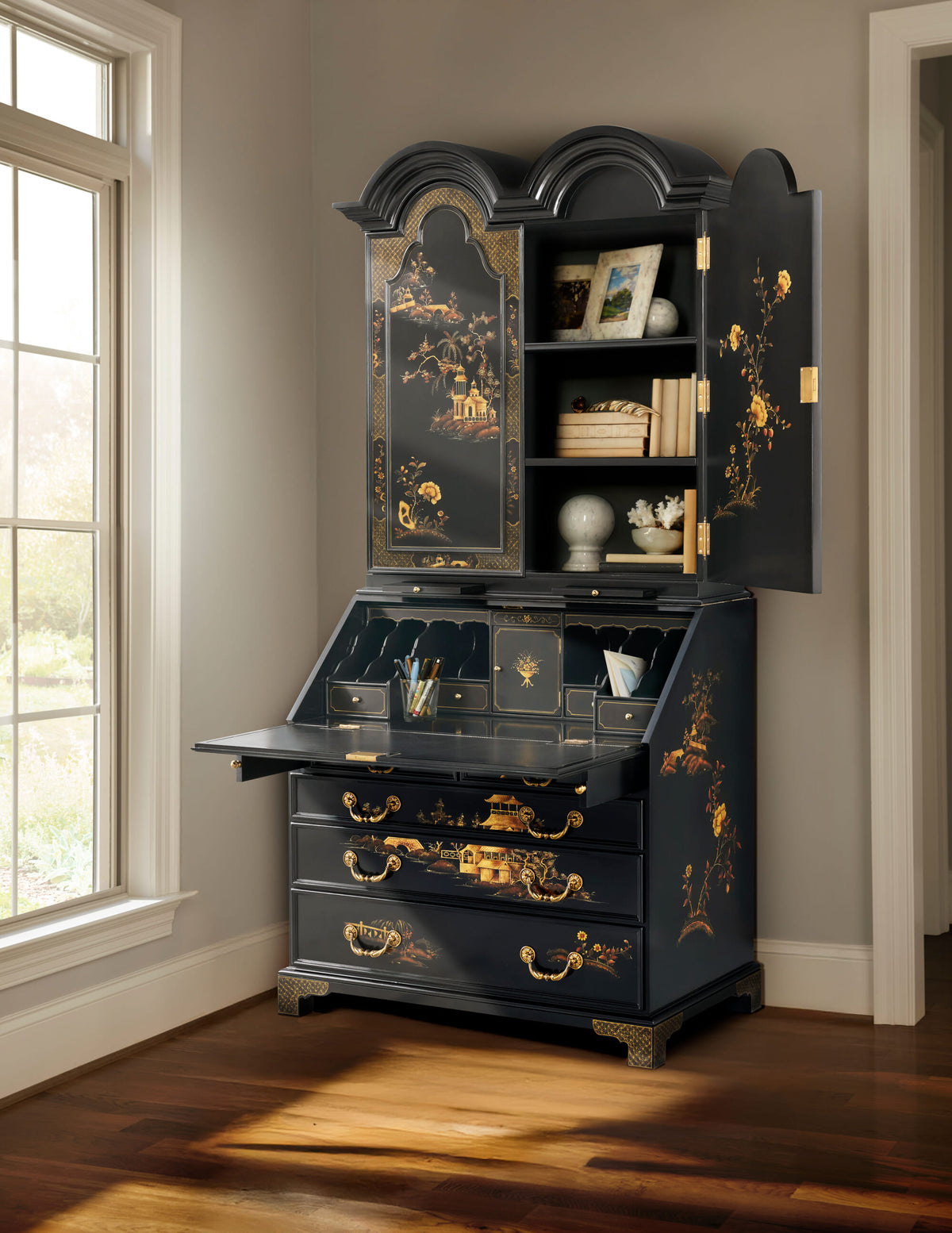 Pavilion Secretaire – Bookcases & Etageres by Theodore Alexander | Sutter & Vale