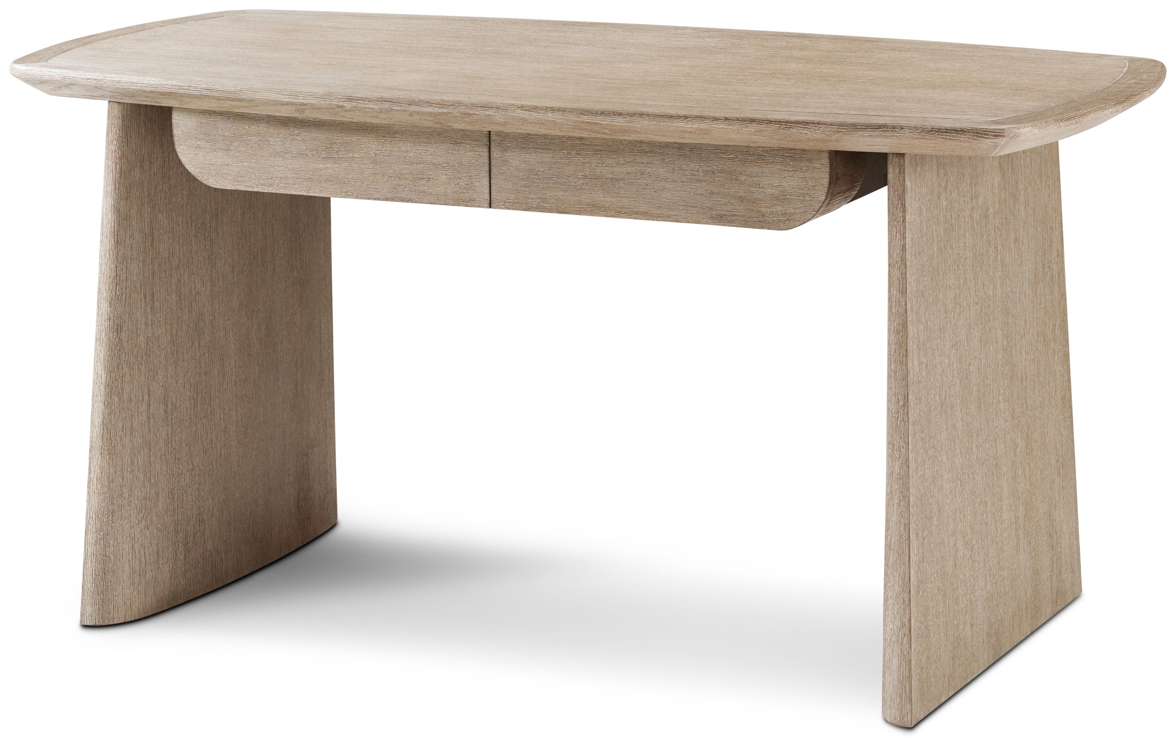 Repose Wooden Desk in PCF1175.1K2HA3F_Grey_Oak / Wood - Theodore Alexander
