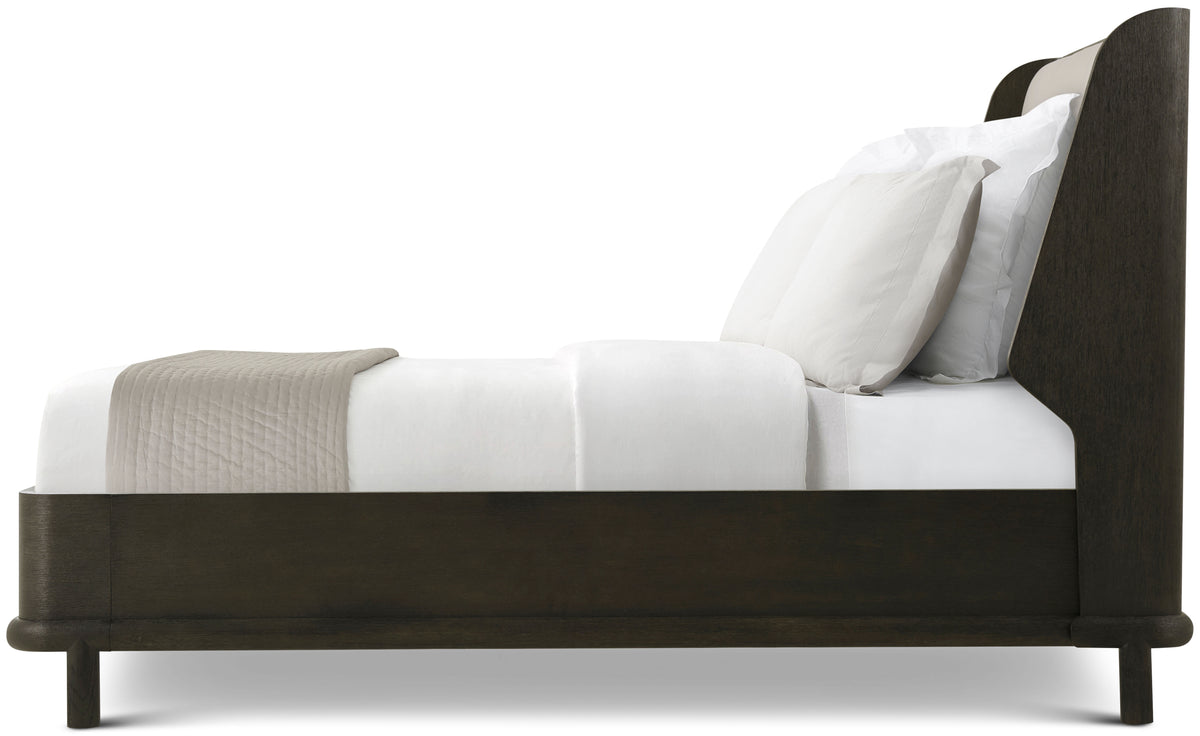 Repose Wooden With Upholstered Headboard US King Bed – Beds by Theodore Alexander | Sutter & Vale