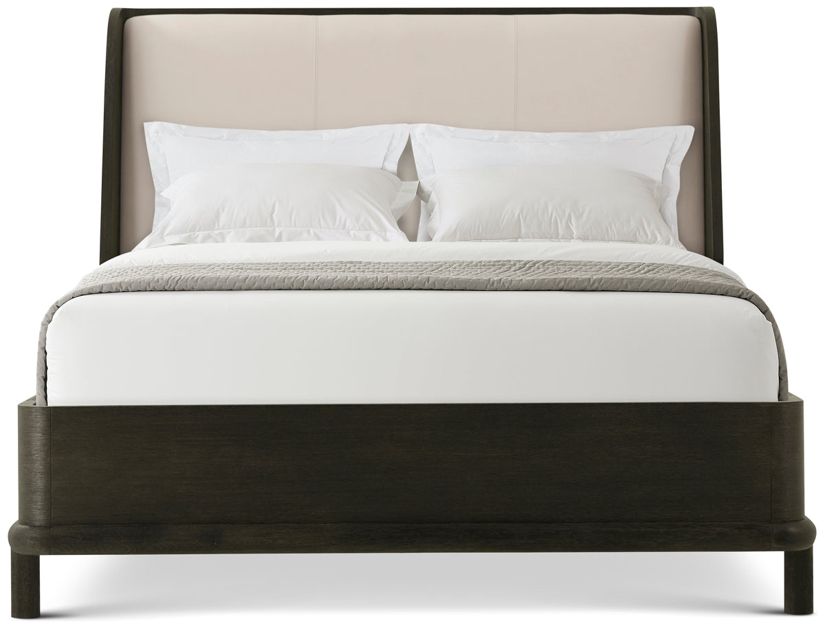 Repose Wooden With Upholstered Headboard US King Bed – Beds by Theodore Alexander | Sutter & Vale