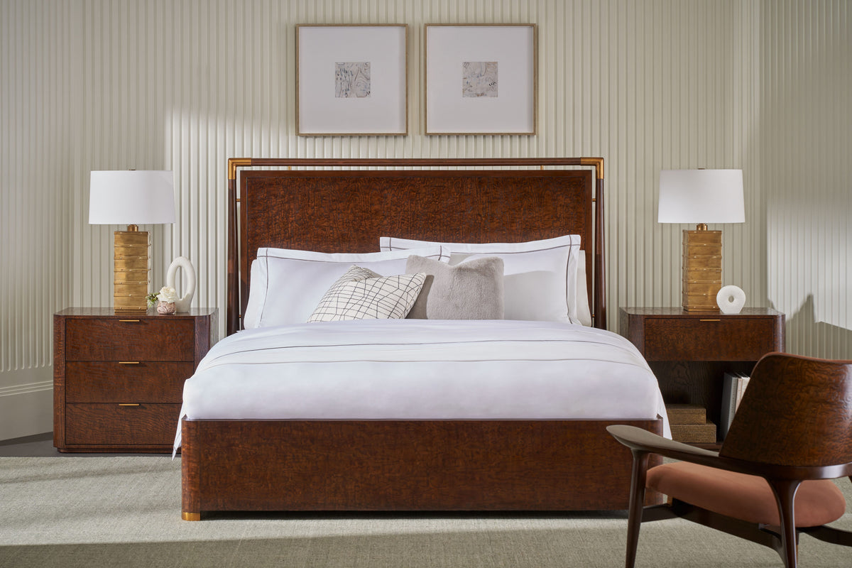 Kesden Wood Bed – Beds by Theodore Alexander | Sutter & Vale